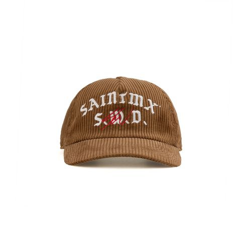 【コラボ】SM-MK8-0000-C13 / SW_CORDUROY CAP / SAINT SW / CAP / キャップ (ブラウン)