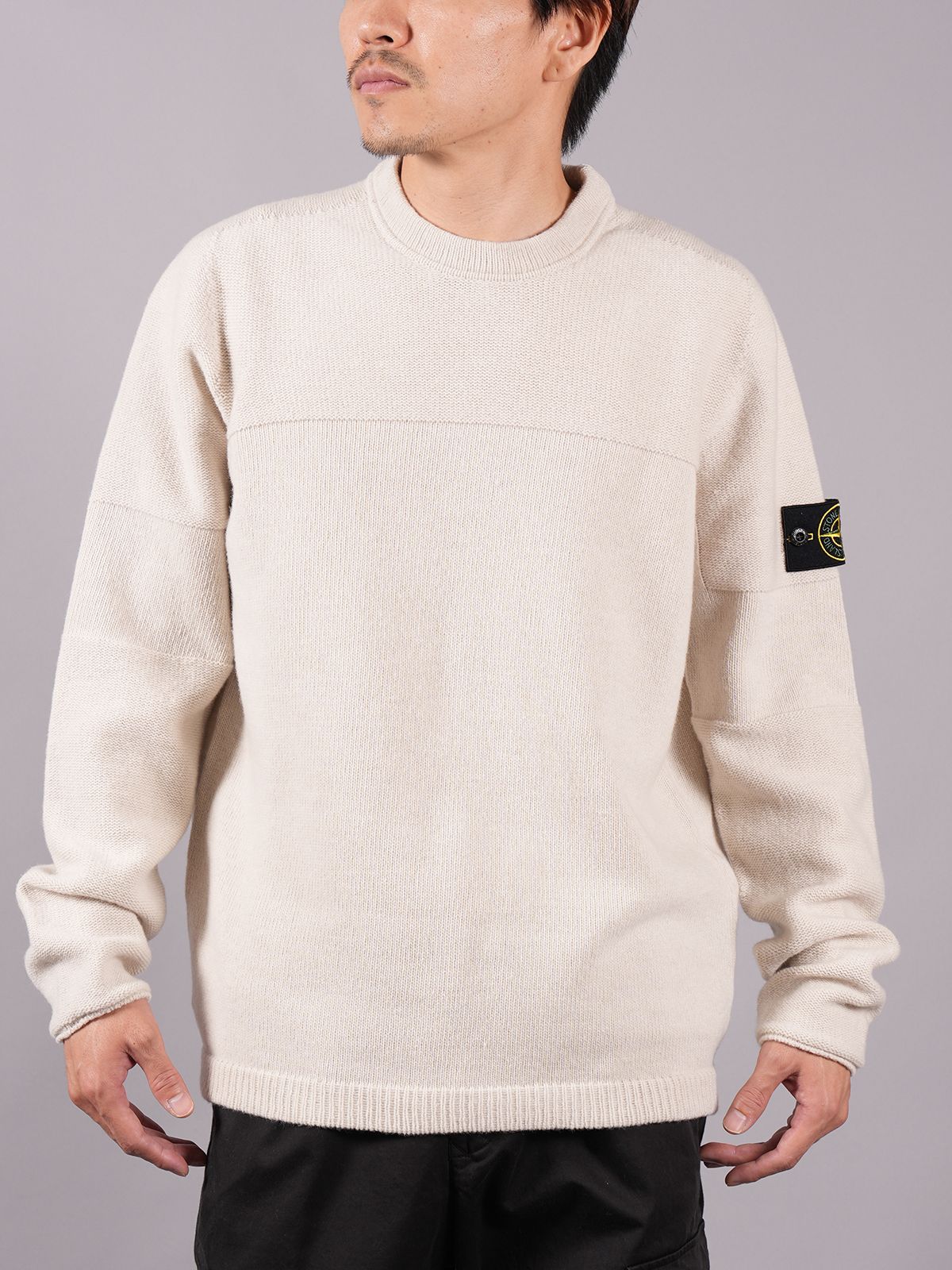 STONE ISLAND - 【ラスト1点】 524A3 / CREW NECK KNIT SWEATER