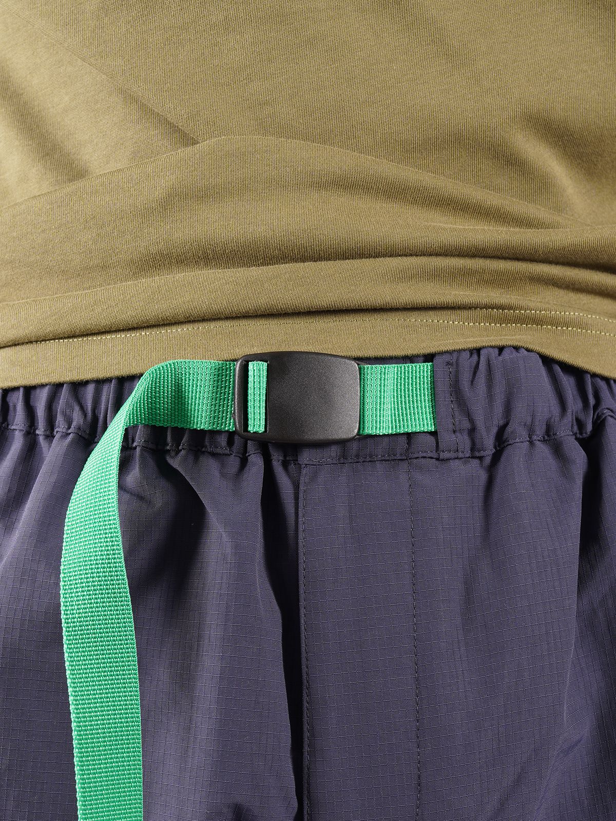 ラスト1点 / BUCKLE RIPSTOP PANTS / バックル リップストップ パンツ (ネイビー)