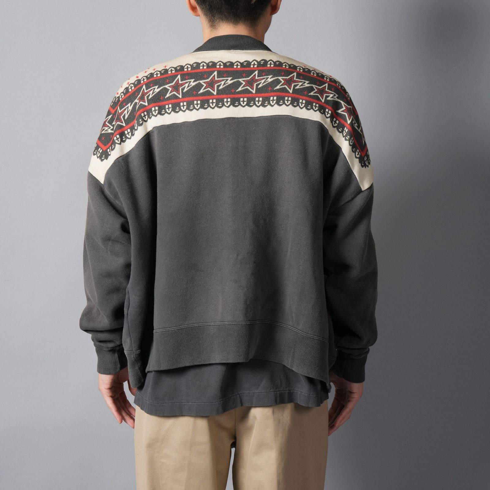 【ラスト1点】【コラボ】SM-MK8-0000-C52 / BAPE_ZIP CARDIGAN / ジップカーディガン (ブラック)