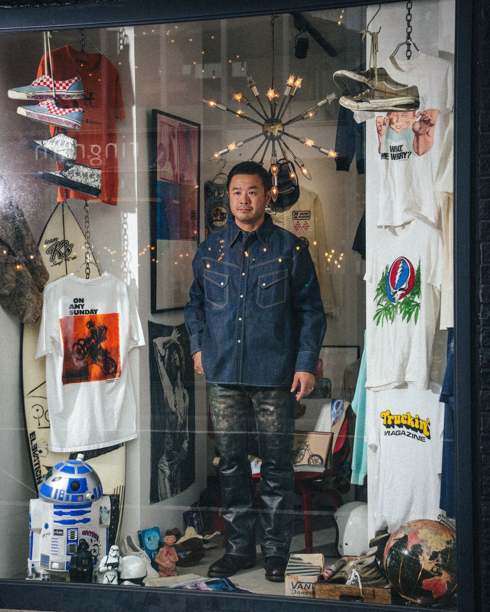 【コラボ】SM-MK8-0000-C43 / BBJ_DENIM SHIRT/ REGID / BLUE / デニムシャツ (ブルー)