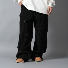 3D Double Knee Trousers / ダブルニー トラウザーズ (ブラック)