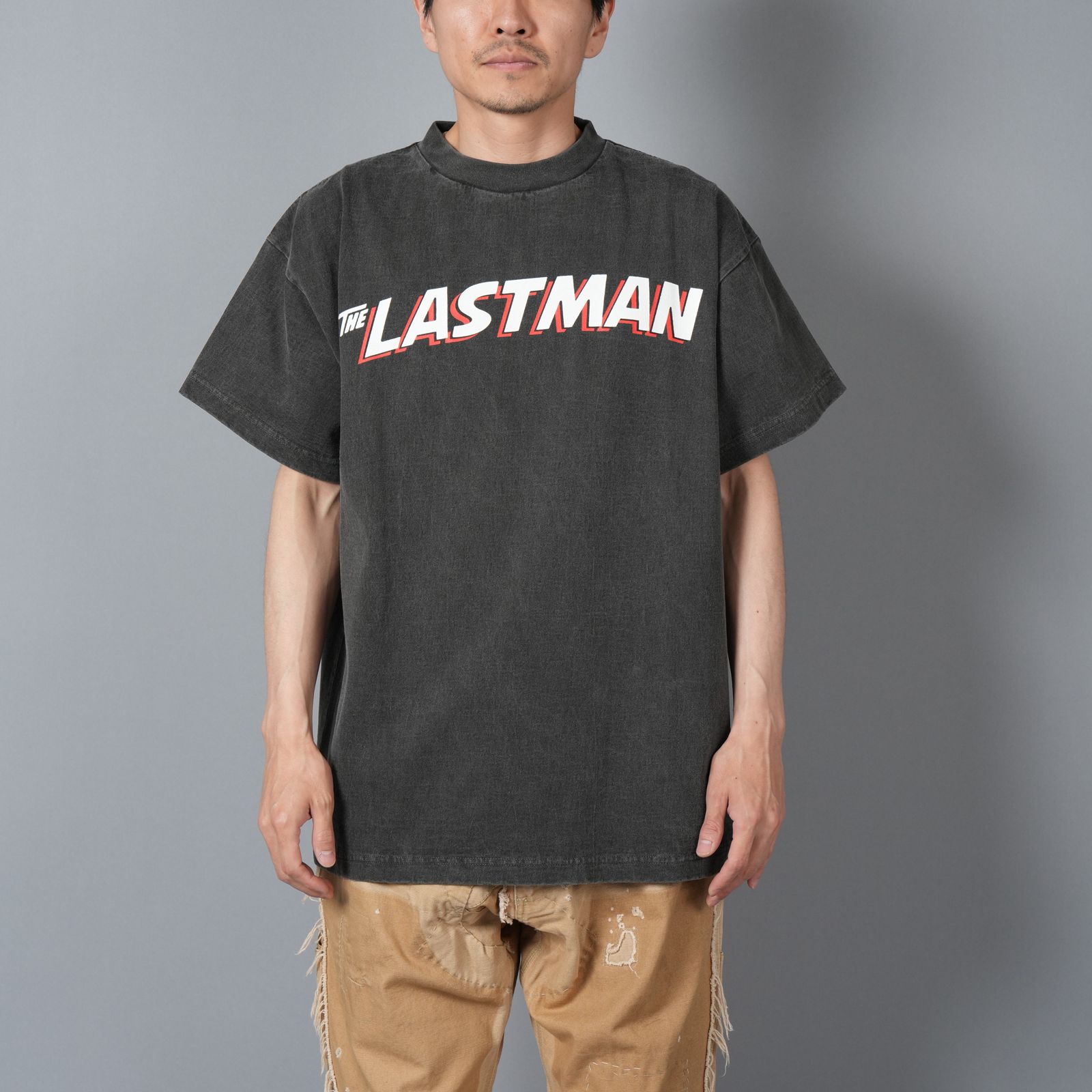 【残りわずか】PRINTED TEE SHIRTS "COMIC" / プリントTシャツ コミック / Tシャツ (ブラック)