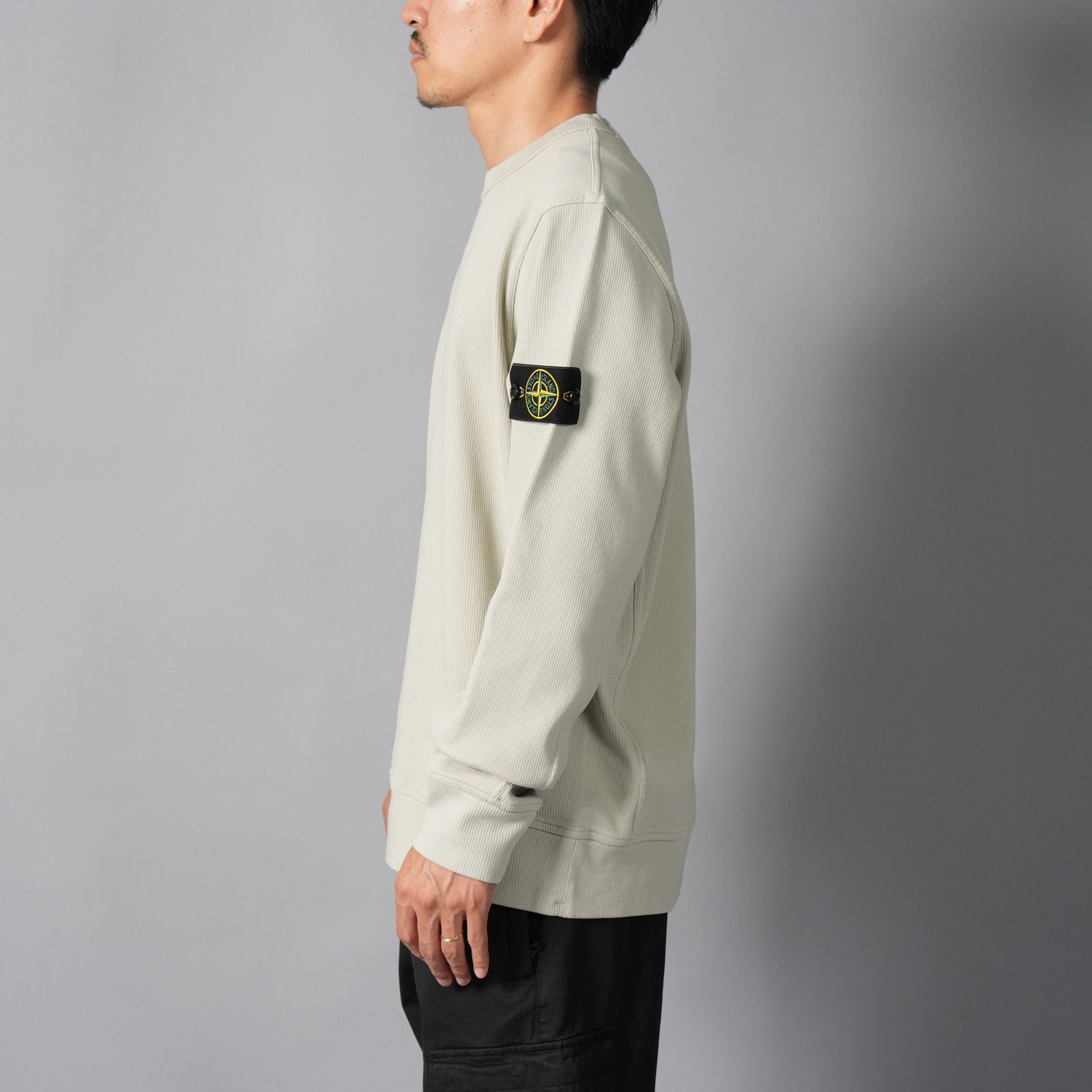 6100017 / ORGANIC COTTON INTERLOCK  / クルーネックスウェット (サンド)