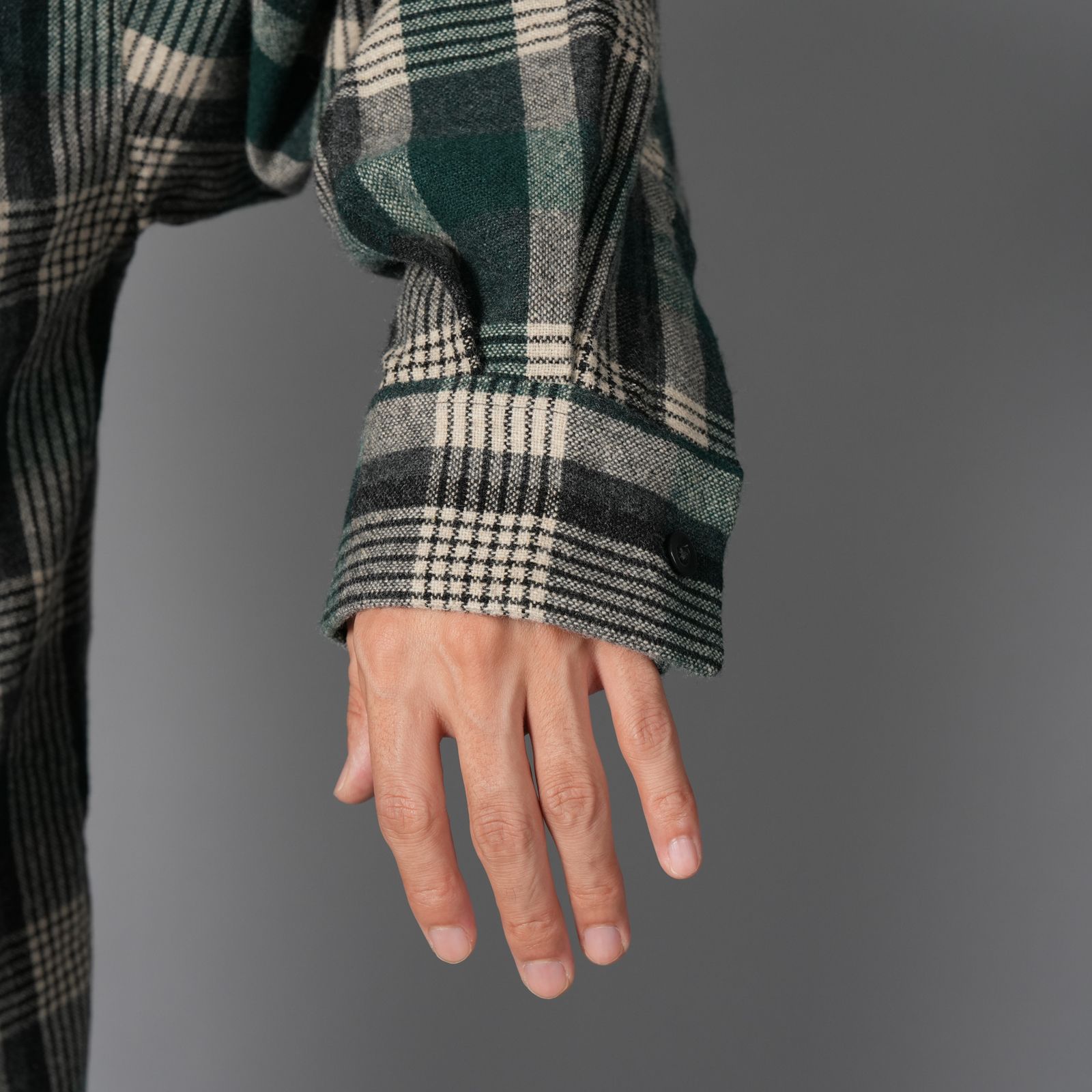 Classic Wool Shirt / クラシックウールシャツ (グリーン)