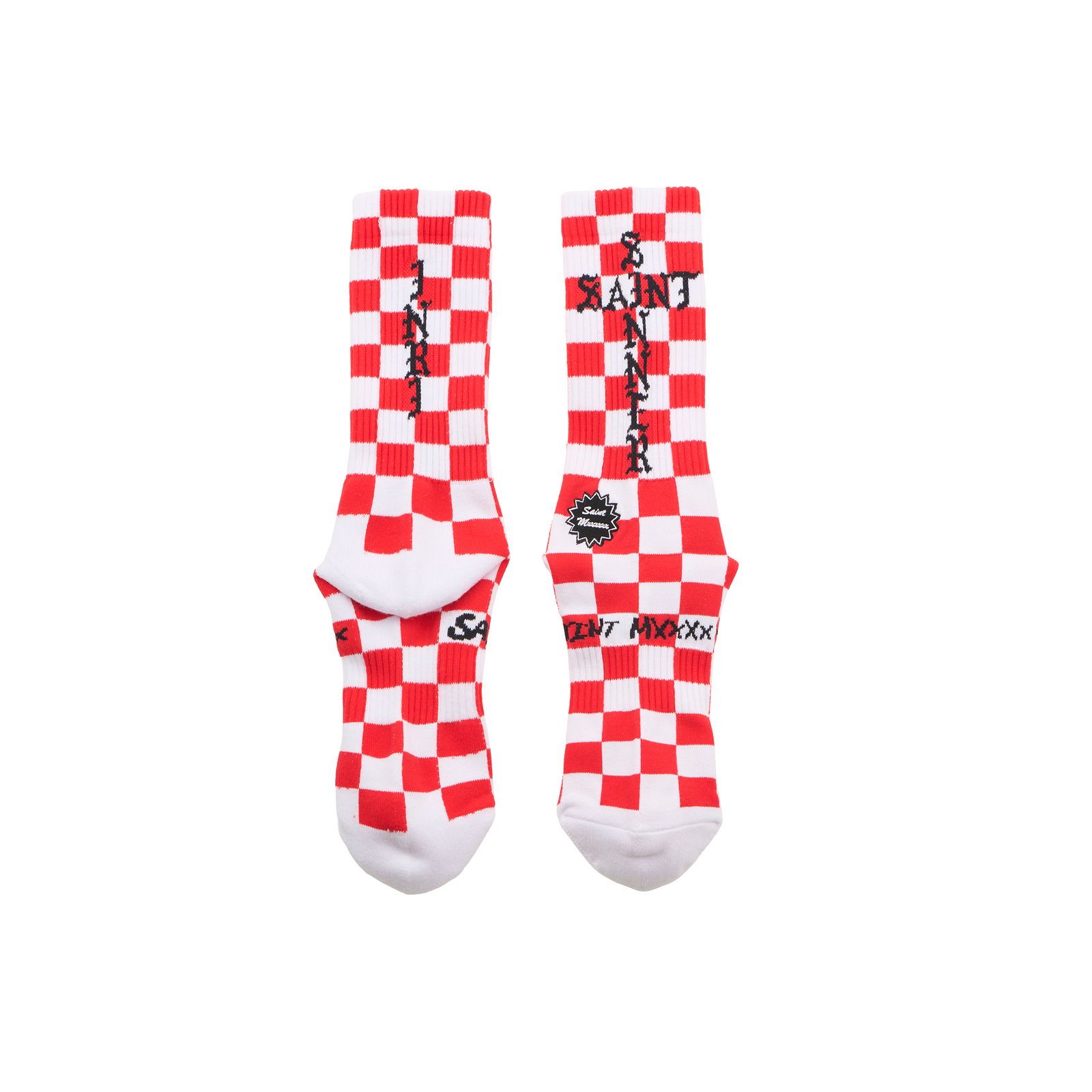 【ラスト1点】SM-HR1-0000-118 / SOCKS / SINNER / WHITE+RED / ソックス (ホワイト/レッド)
