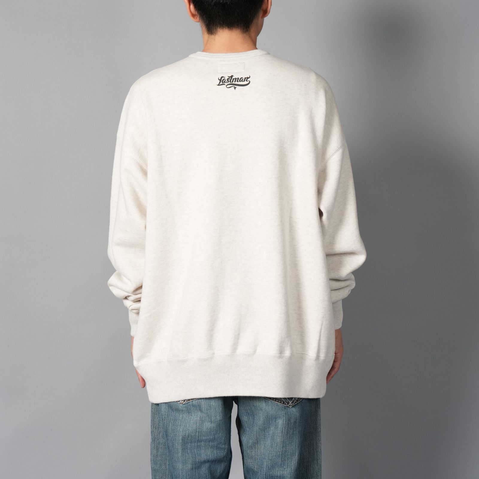 【ラスト1点】PRINTED CREW NECK "EASY RIDER" / スウェット・トレーナー (オートミル)