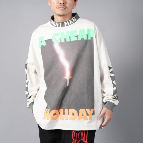[2月23日(金)10時発売!!] SM-YS8-0000-017 / LS TEE / A CHEAP HLDY / WHITE / ロンT・カットソー (ホワイト)