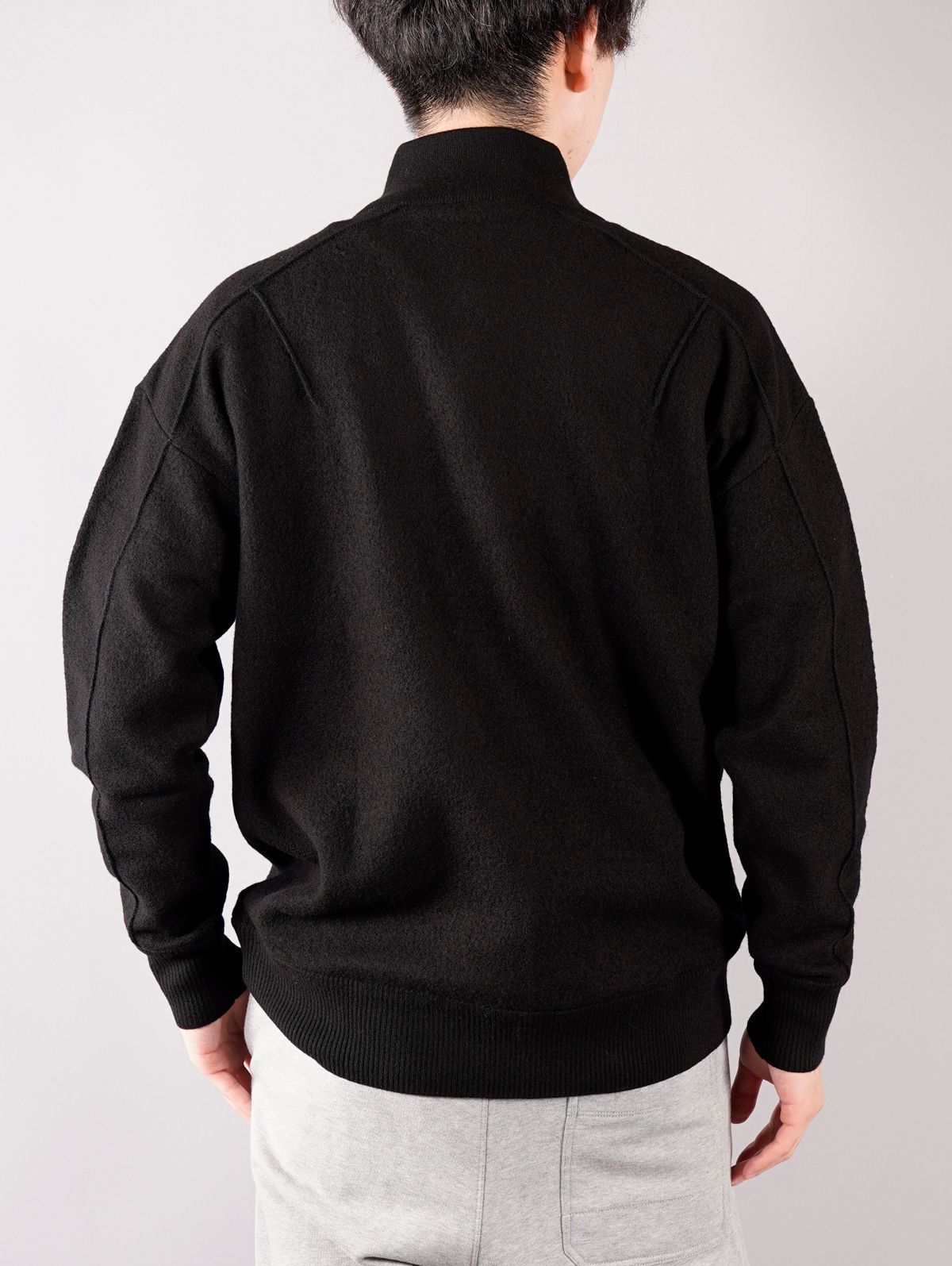 Y-3 - ラスト1点 / M CLASSIC MERINO BLEND HALF-ZIP ROLL NECK