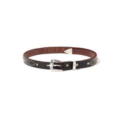 【ラスト1点】【コラボ】SM-MK8-0000-C66 / HTC_BELT_NARROW / RINBW STONE / BLK / ベルト  (ブラック/マルチ)