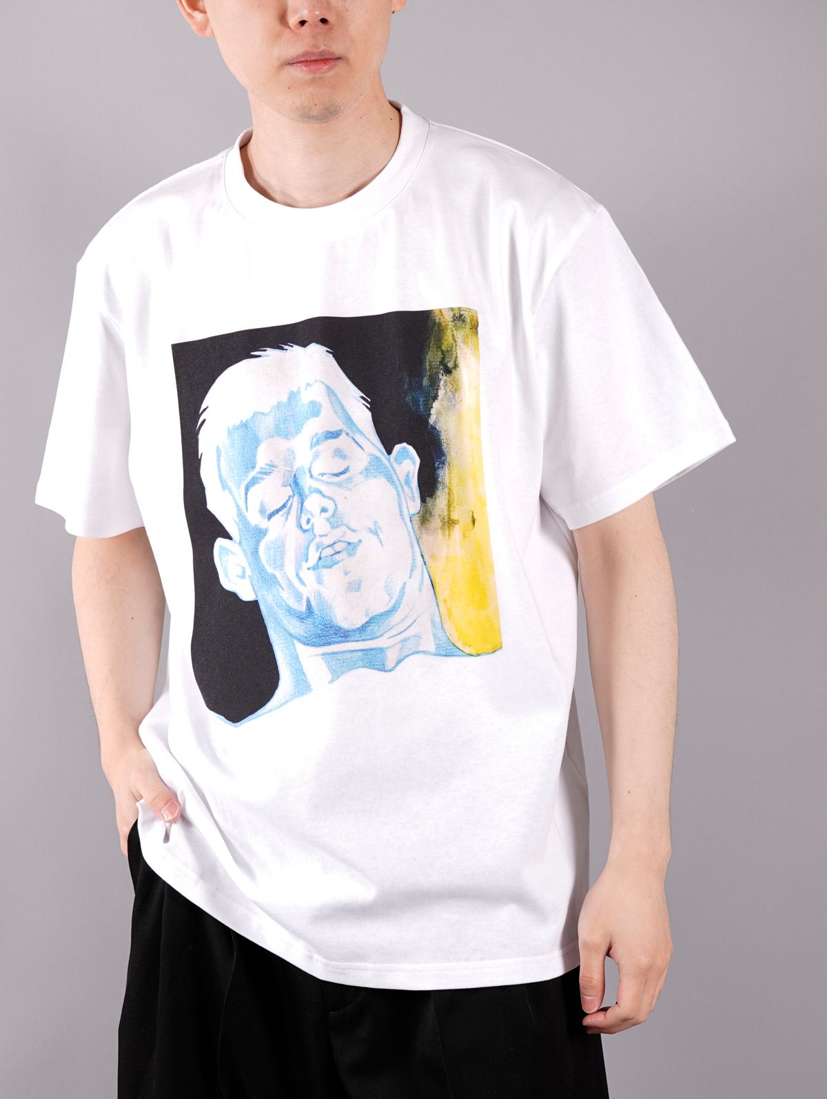 JW ANDERSON - ラスト1点 / OVERSIZED PRINTED FACE T-SHIRT ...