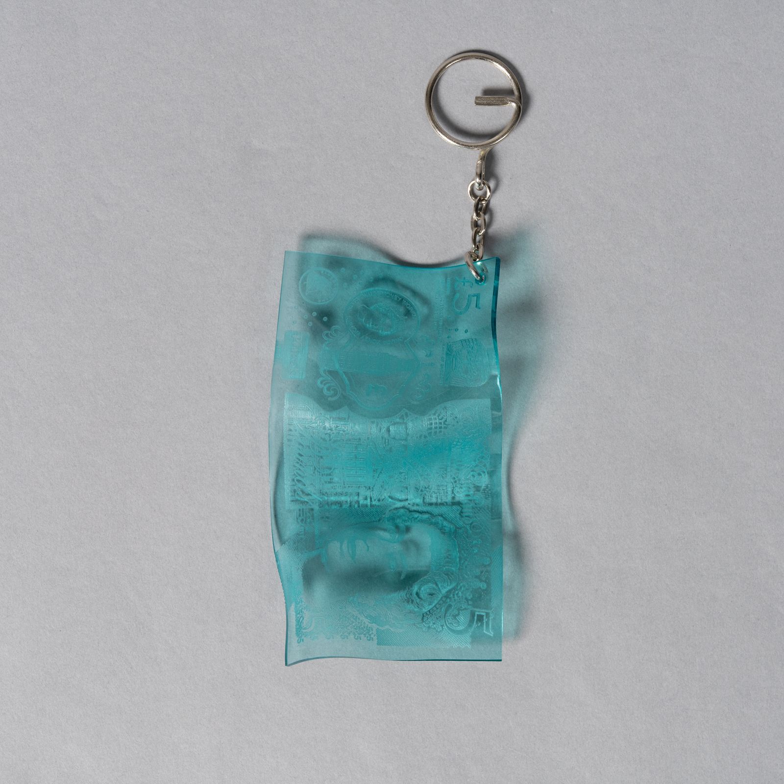 ACRYLIC KEYRING / アクリルキーリング / £ / ポンド (グリーン)