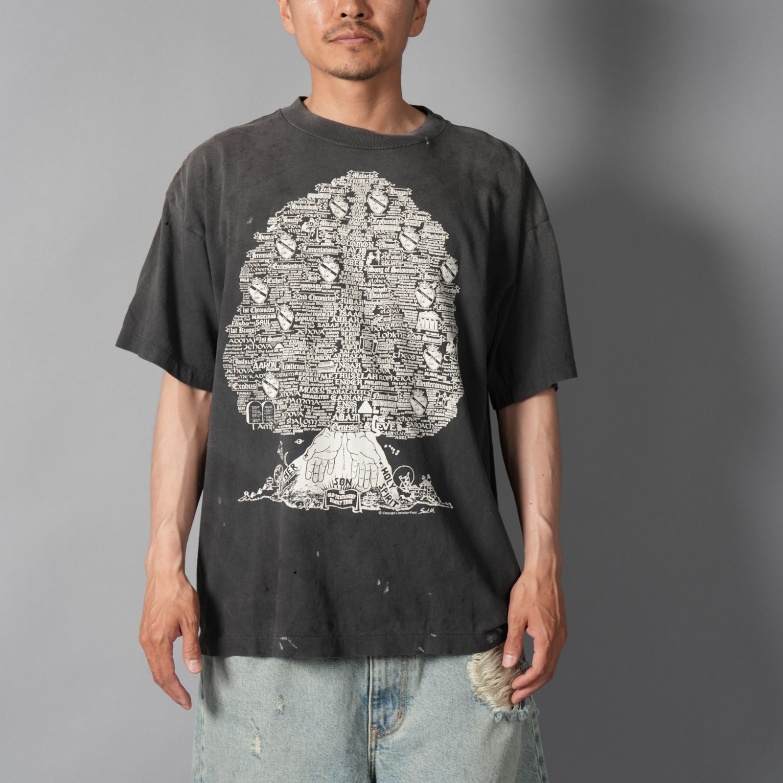 【残りわずか】SM-MK8-0000-001 / SS T-SHIRT / TREE / BLK /  Tシャツ  (ブラック)