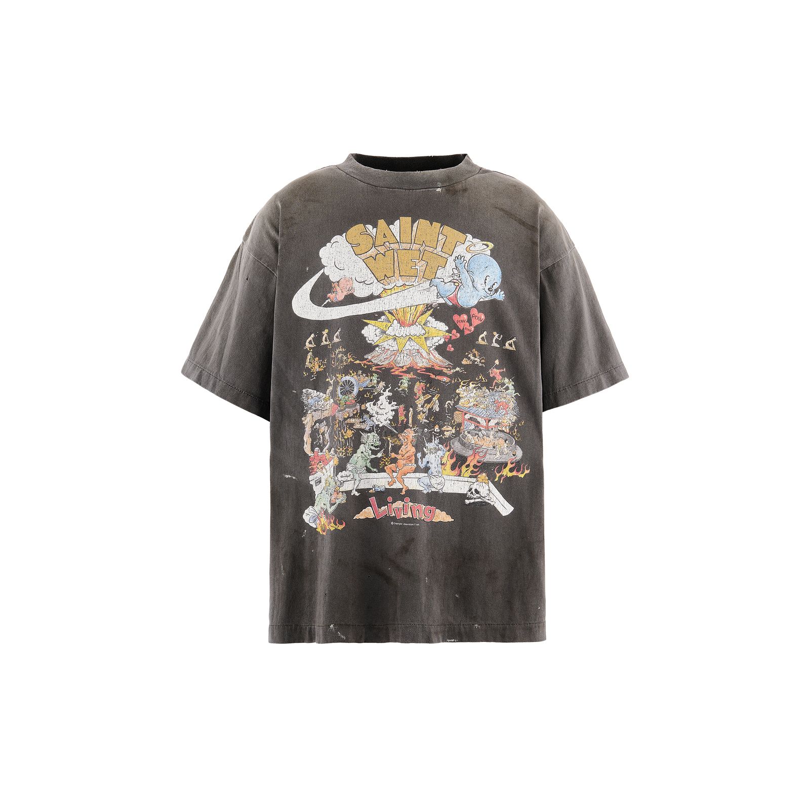 SM-MK1-0000-008 / SS T-SHIRT / LIVING / BLACK / Tシャツ (ブラック)