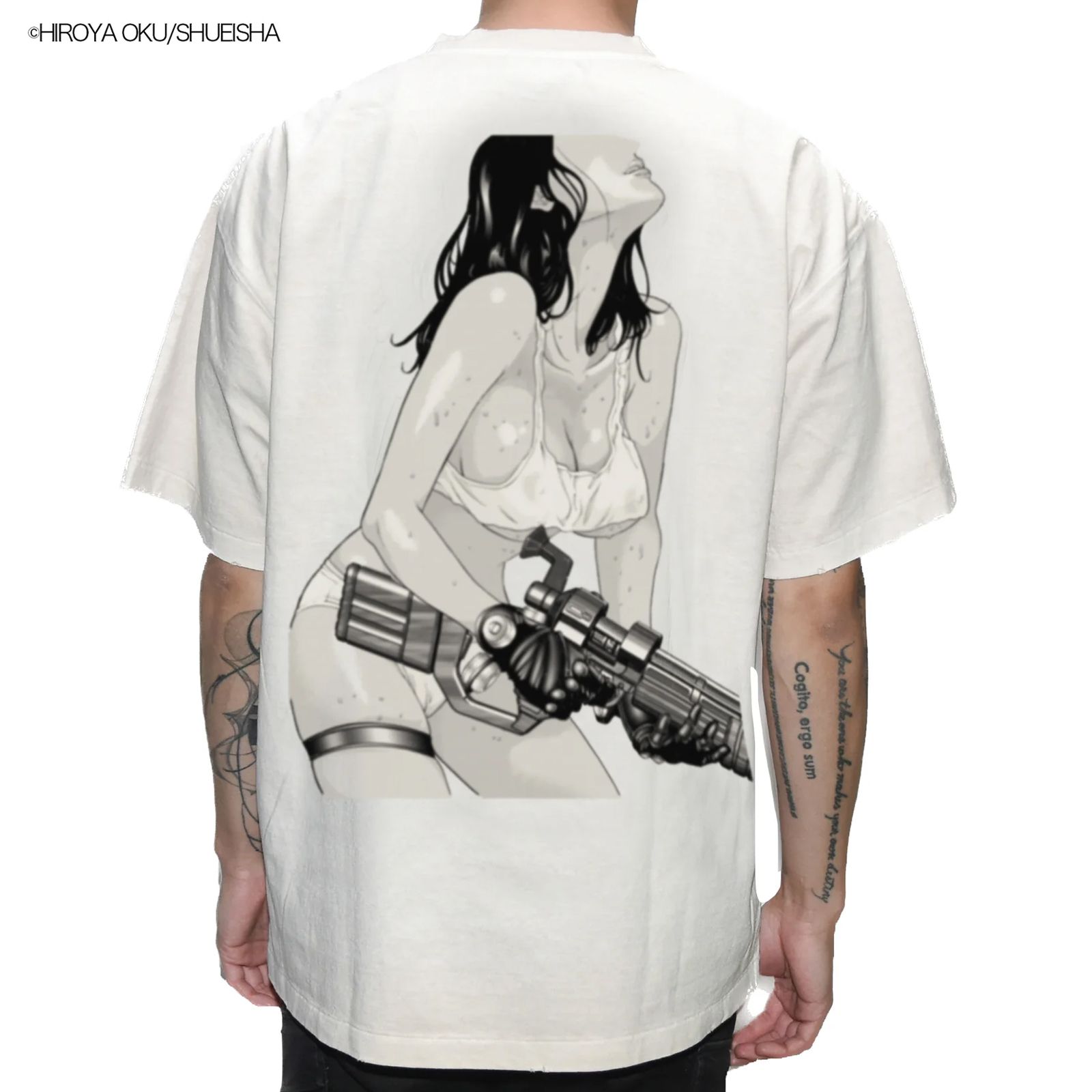 【ラスト1点】[GANTZ / ガンツ]  TGAM24SM004 / S/S TEE / Tシャツ (ホワイト)