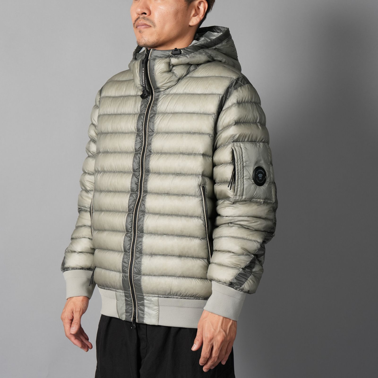 D.D. Shell Hooded Lens Down Jacket / フーデッド レンズ ダウンジャケット (フリントグレー)