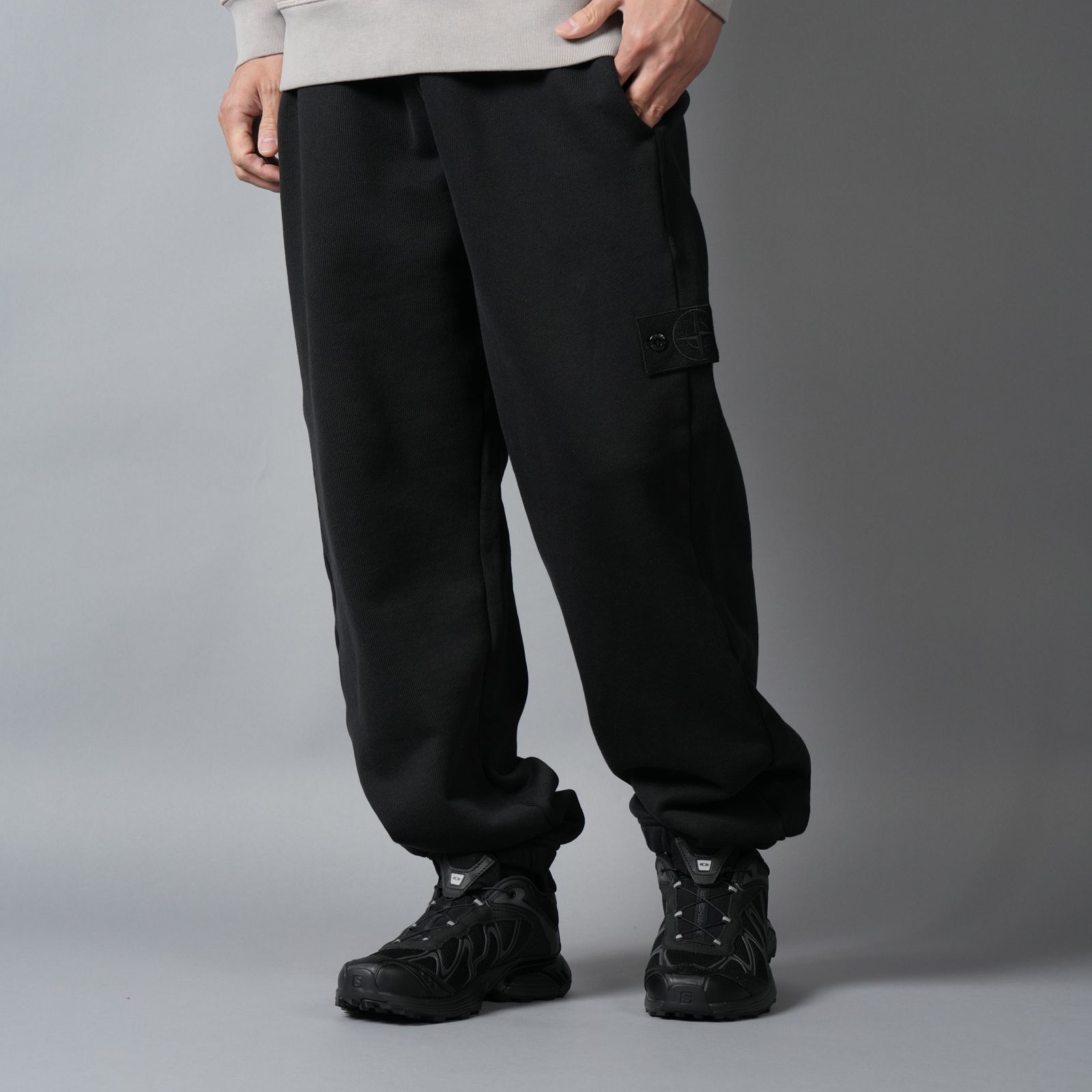 6200008 / HEAVY ORGANIC COTTON FLEECE_S.I. GHOST / スウェットパンツ (ブラック)