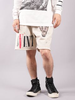 ラスト1点 / SM-S22-0000-071/SWEAT SHORTS/VLONE/GREY スウェットショーツ  (グレー)