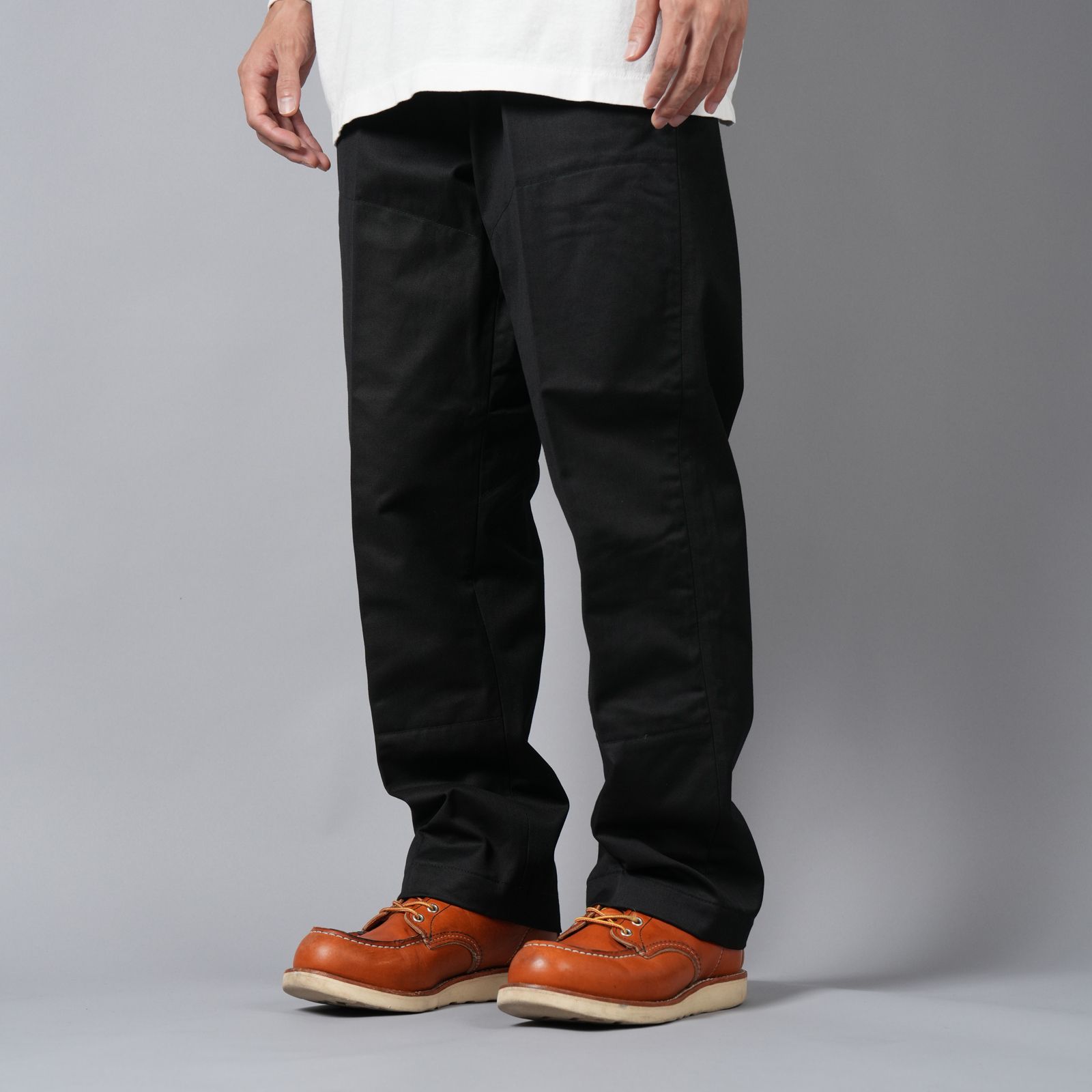 SAINT M×××××× - SM-YS1-0000-069 / WIDE PANTS / CHINO / BLACK / ワイドパンツ / チノパン  (ブラック) | Confidence