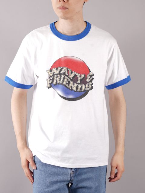WTY-002 / Tシャツ (ホワイト/ブルー)