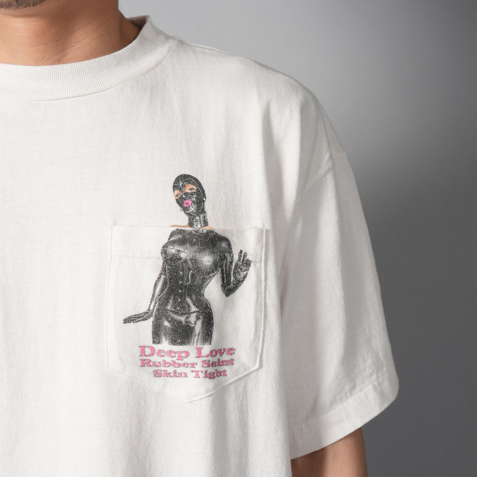 【残りわずか】SM-MK1-0000-013 / SS T-SHIRT / POCKET / WHITE / Tシャツ (ホワイト)