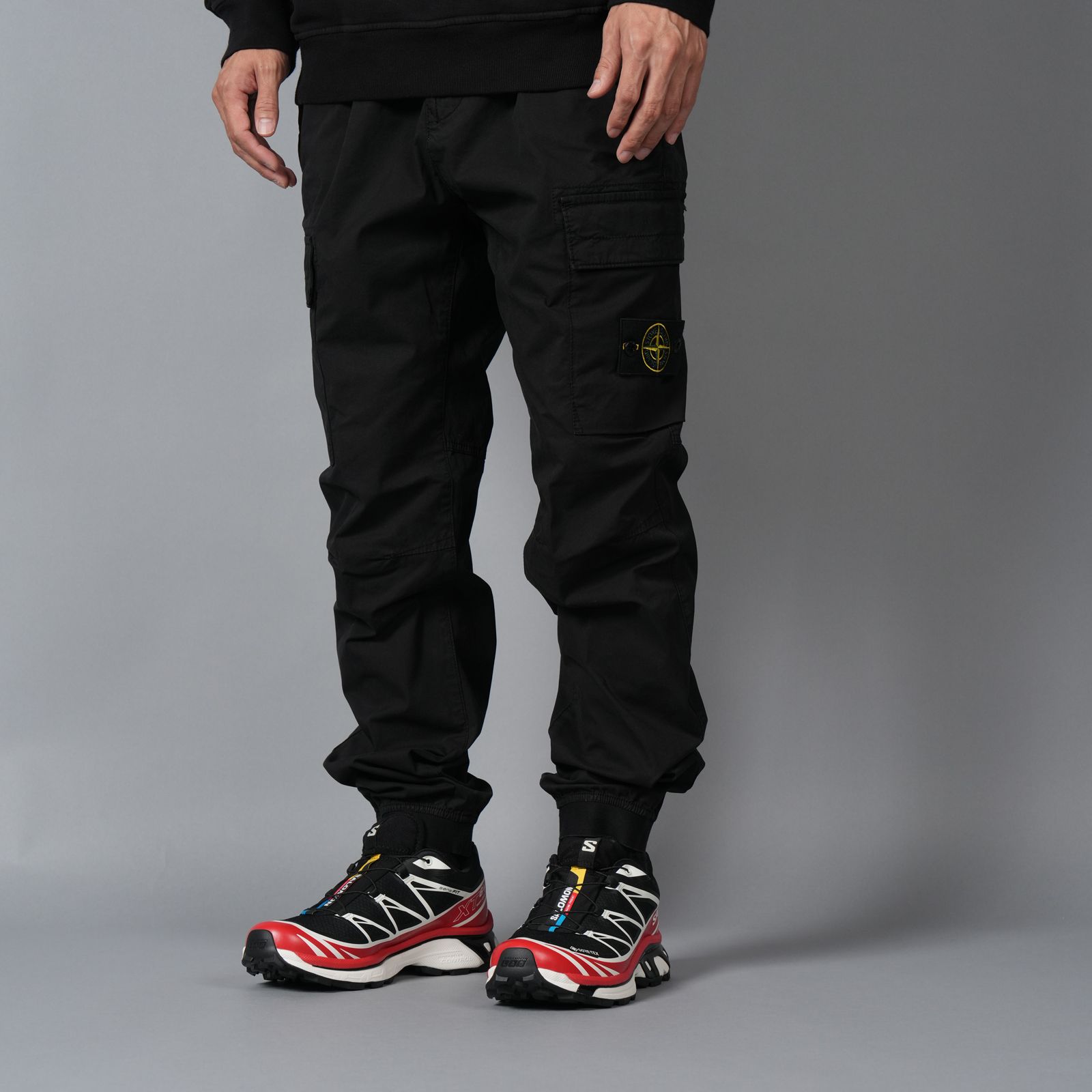 3100031 SUPIMA® COTTON TWILL STRETCH-TC [レギュラーフィット](ブラック)