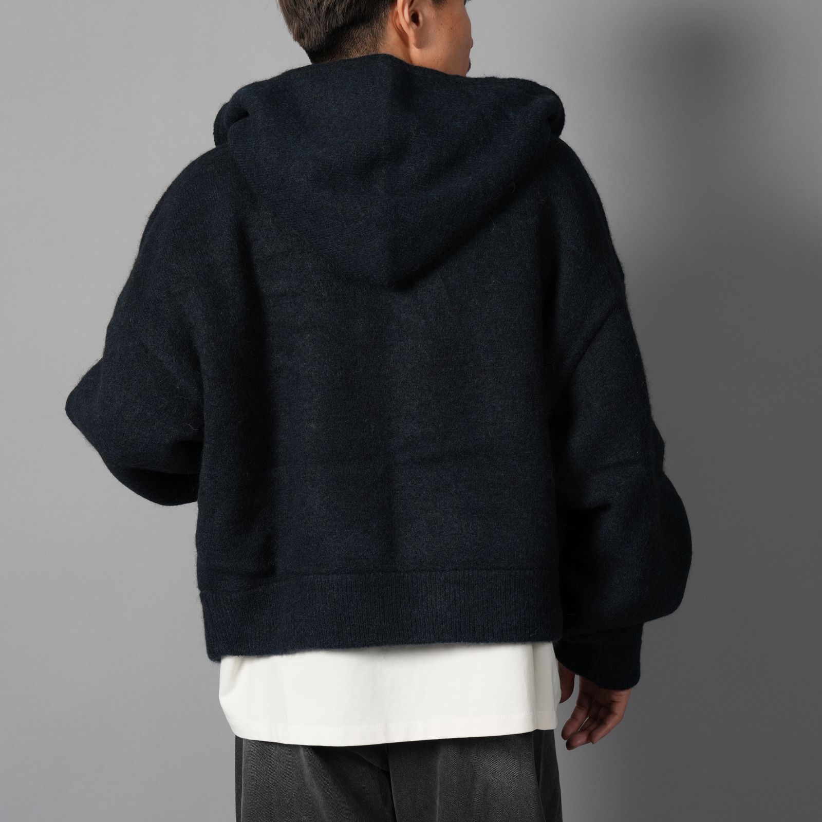 ALPACA KNIT V2 JACKET  / アルパカ ニットジャケット (アルパカインディゴ)