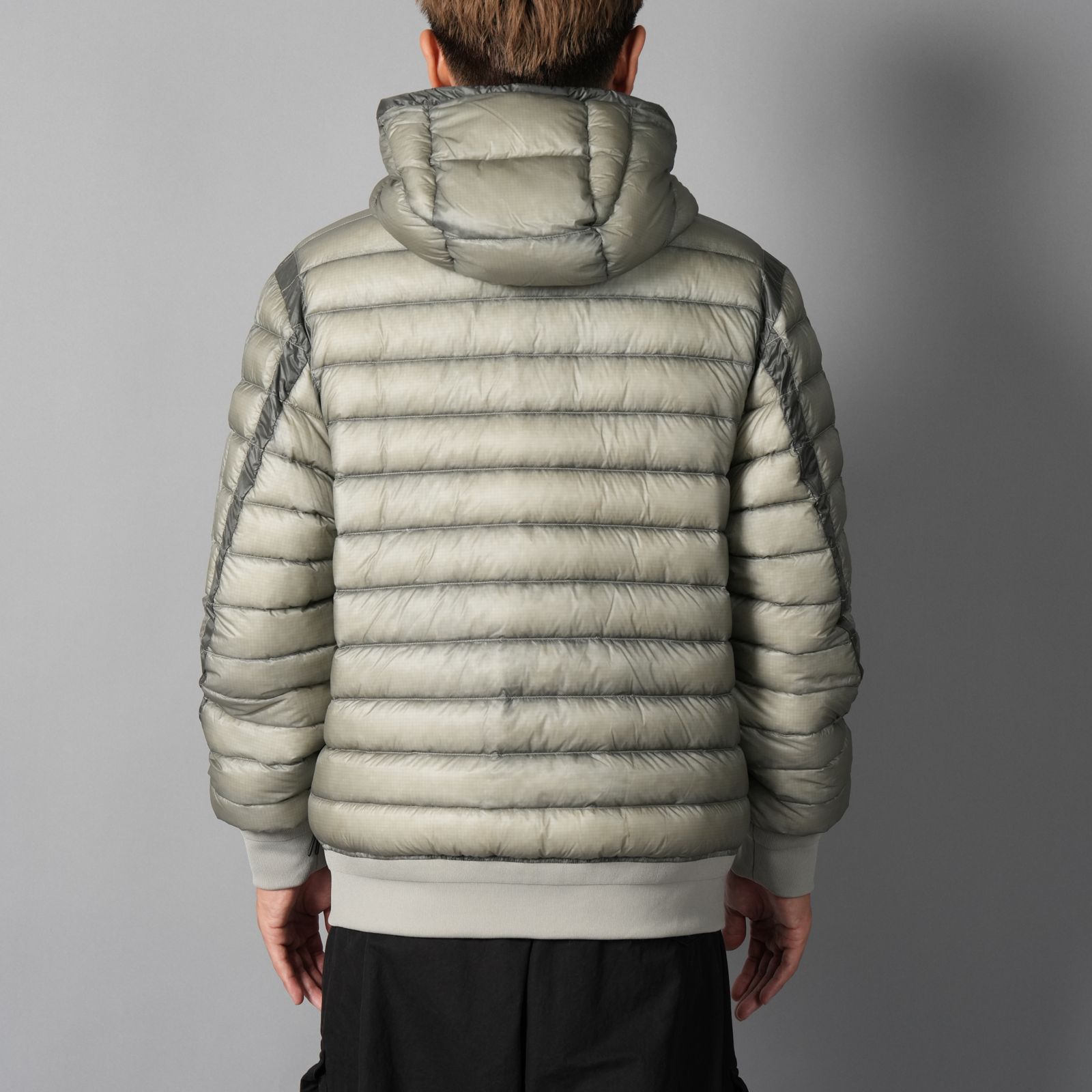 D.D. Shell Hooded Lens Down Jacket / フーデッド レンズ ダウンジャケット (フリントグレー)