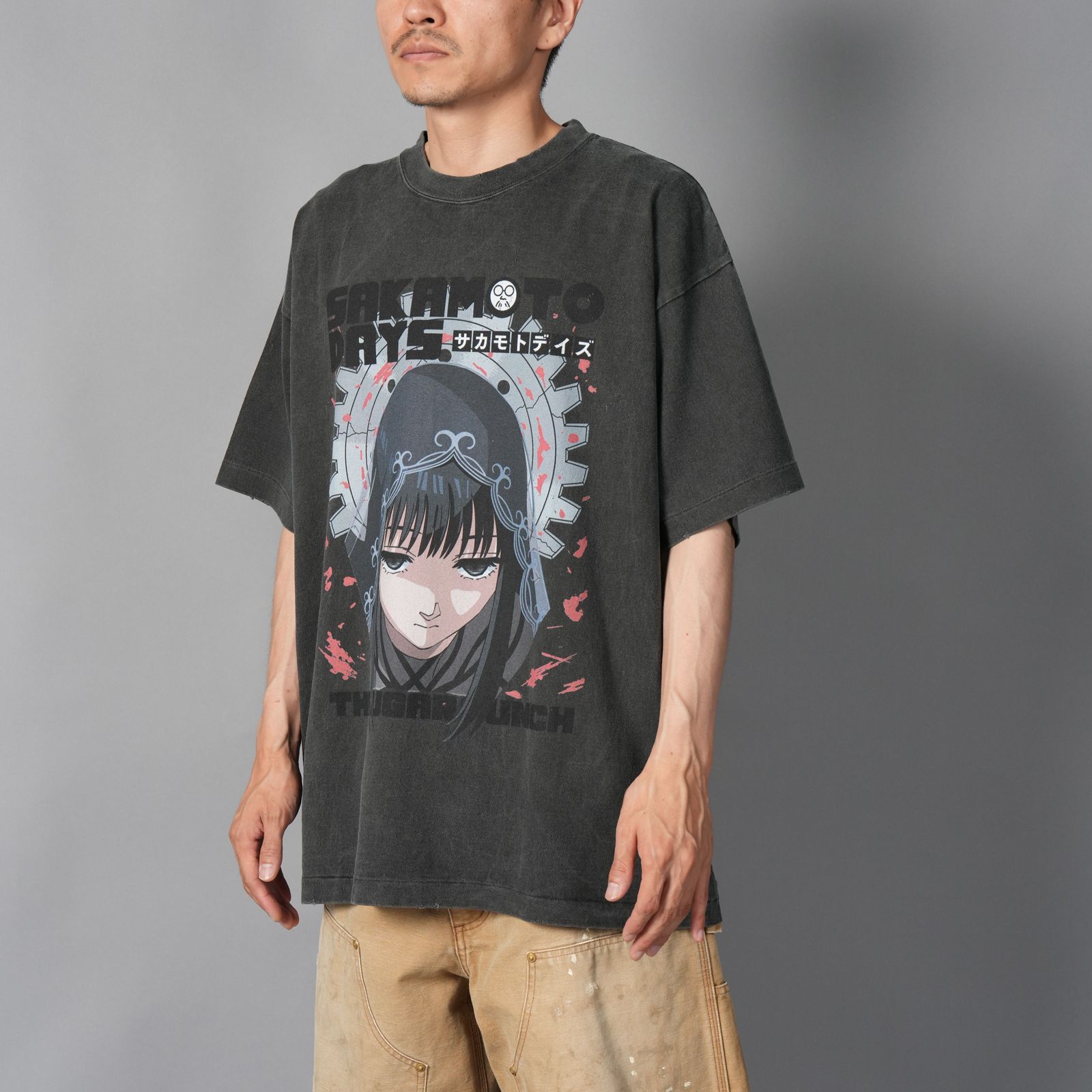 [SAKAMOTODAYS]  TSDM25SM007 / S/S T-Shirt (OSARAGI)  / Tシャツ (ブラック)