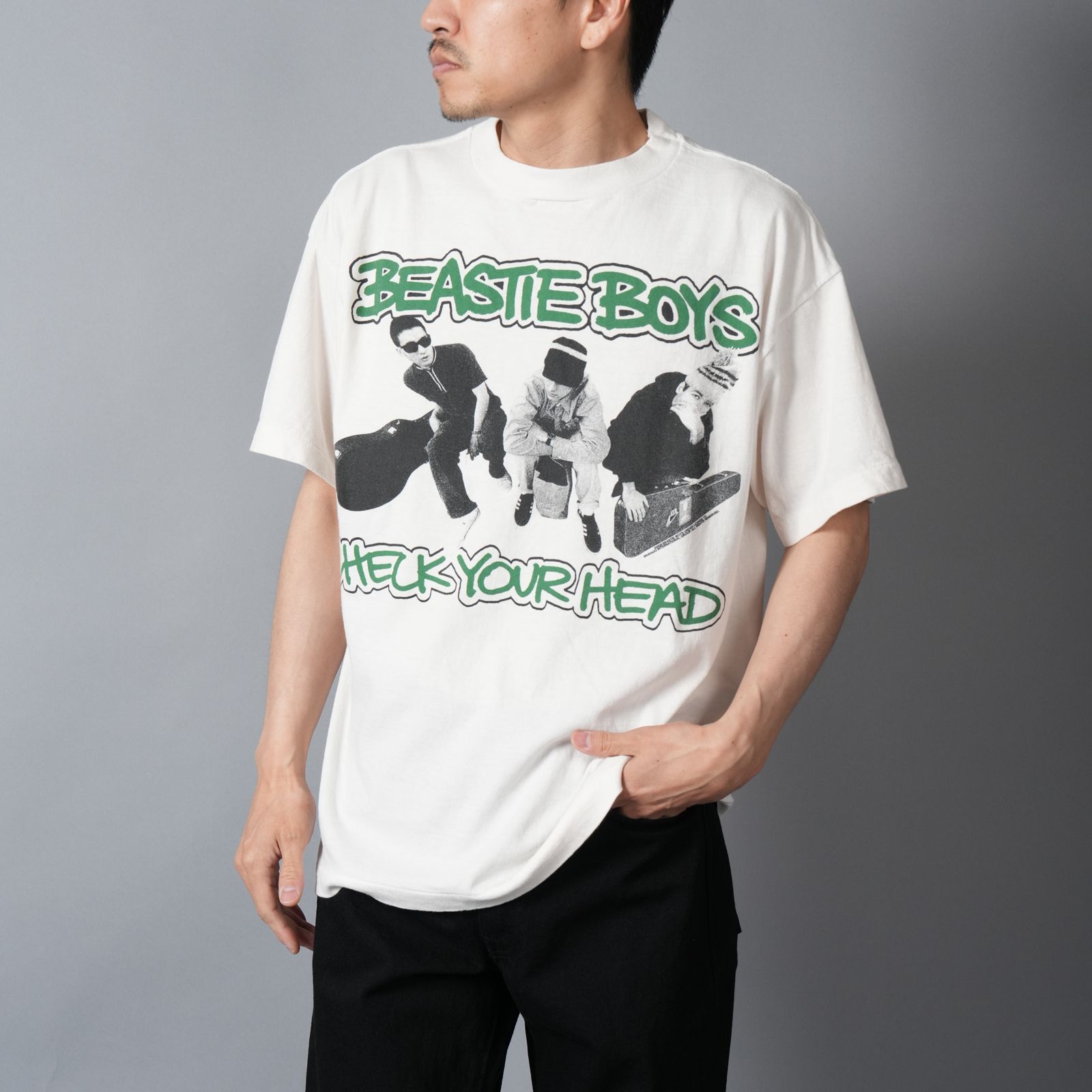 【ラスト1点】【コラボ】SM-MK8-0000-C23 / BTB_SS T-SHIRT / BEASTIEBOYS / WHT / Tシャツ (ホワイト)