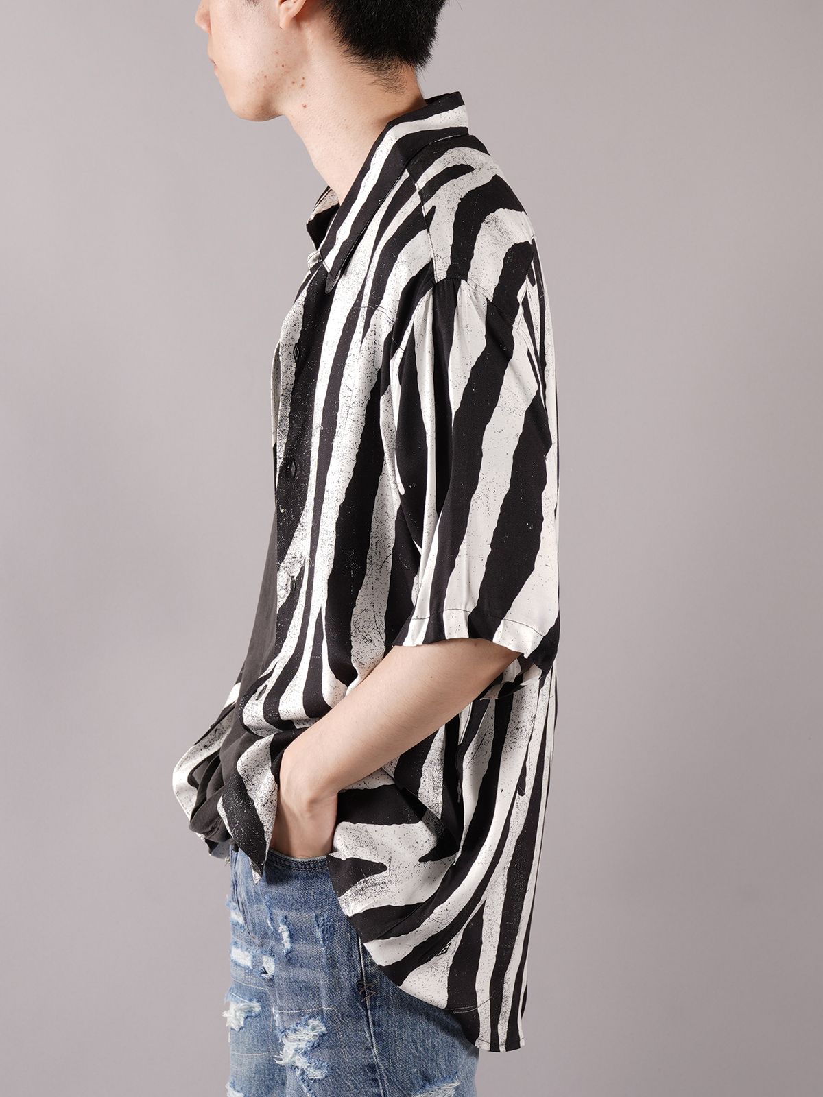 ANIMAL SS SHIRT  / アニマル シャツ(ブラック)