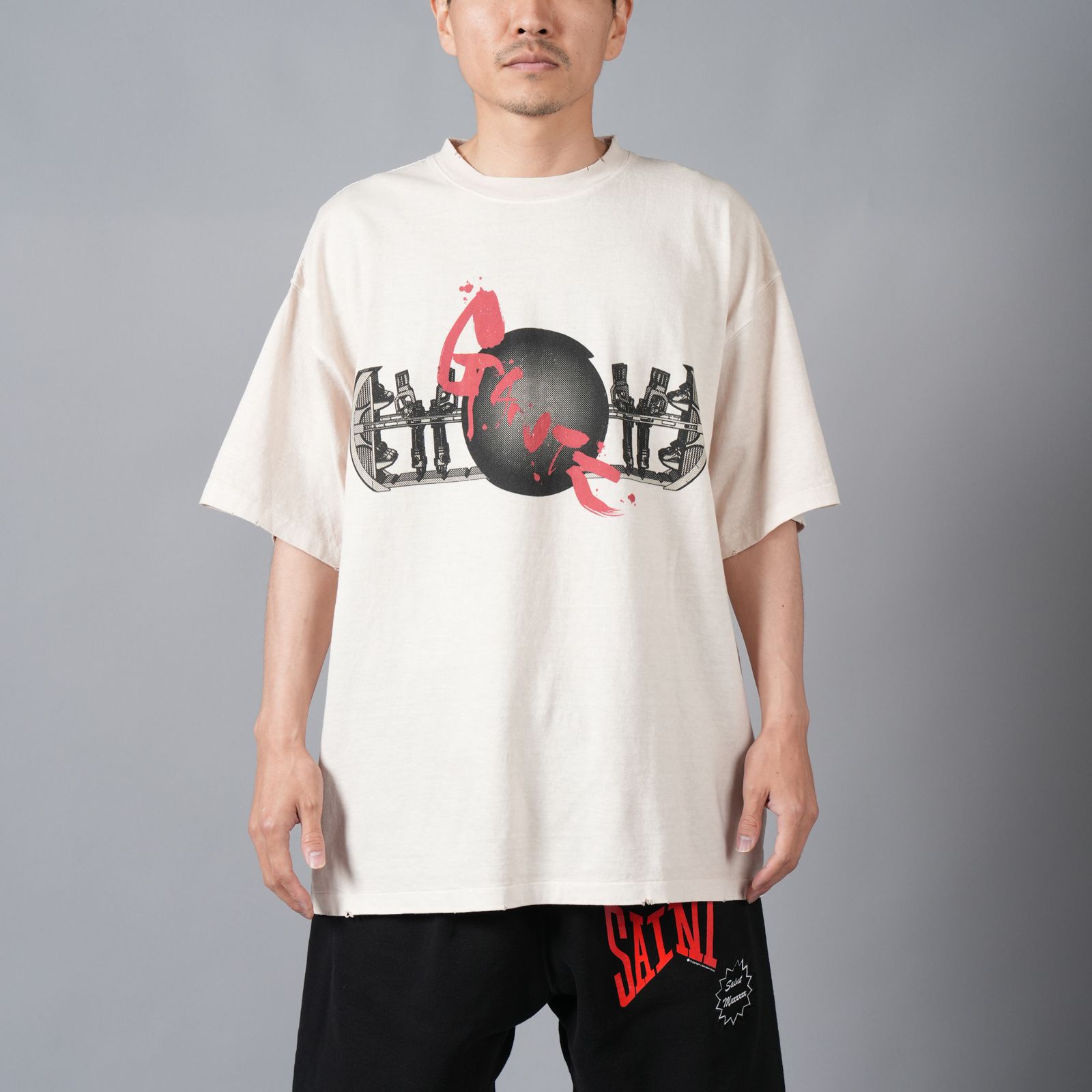 【ラスト1点】[GANTZ / ガンツ]  TGAM24SM007 / S/S TEE / Tシャツ (ホワイト)