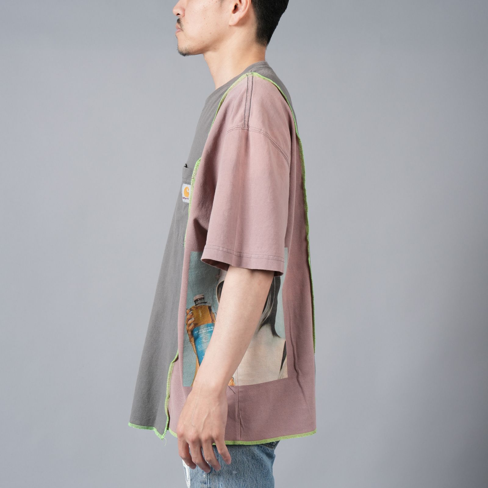 Travellier Carhartt Tee  / トラベラー カーハート Tシャツ [Lサイズ] (マルチカラー)