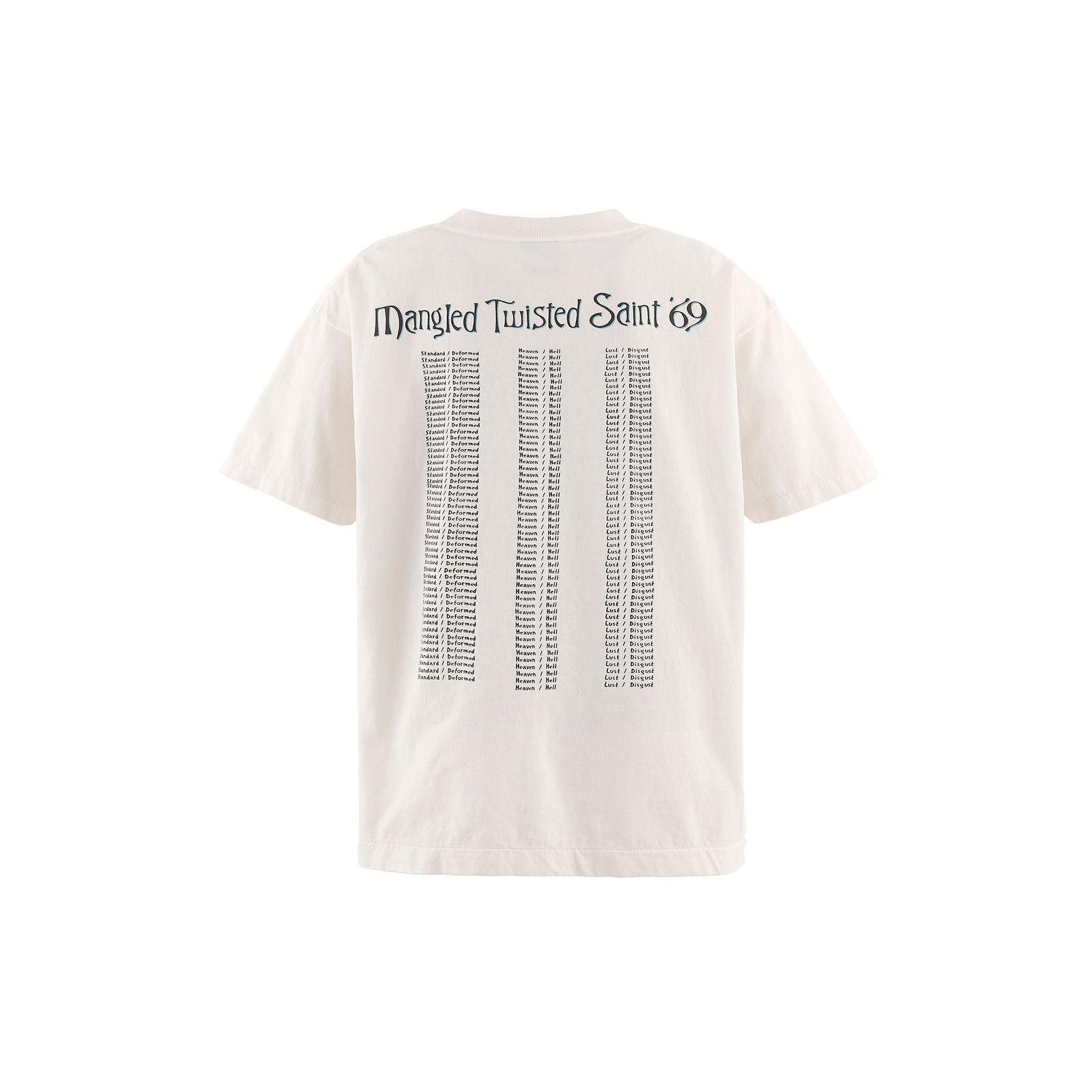 【コラボ】SM-MK8-0000-C09 / SW_SS T-SHIRT / TWISTED SAINT / Tシャツ (ホワイト)