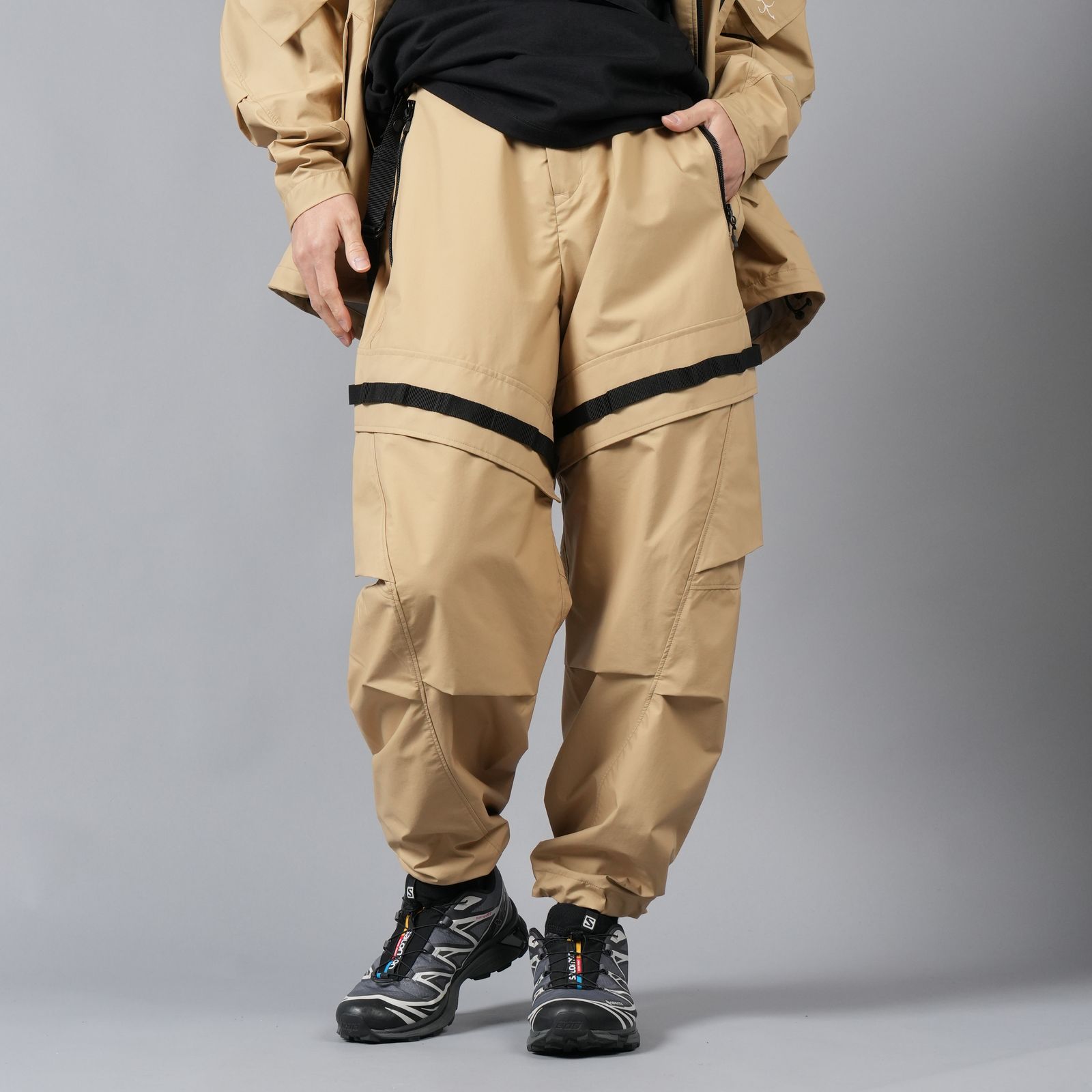 WINDSTOPPER BY GORE-TEX LABS 3L S.R.G. TROUSERS / ゴアテックス ラボ スリーレイヤー / ナイロンパンツ [防水・防風] (ベージュ)