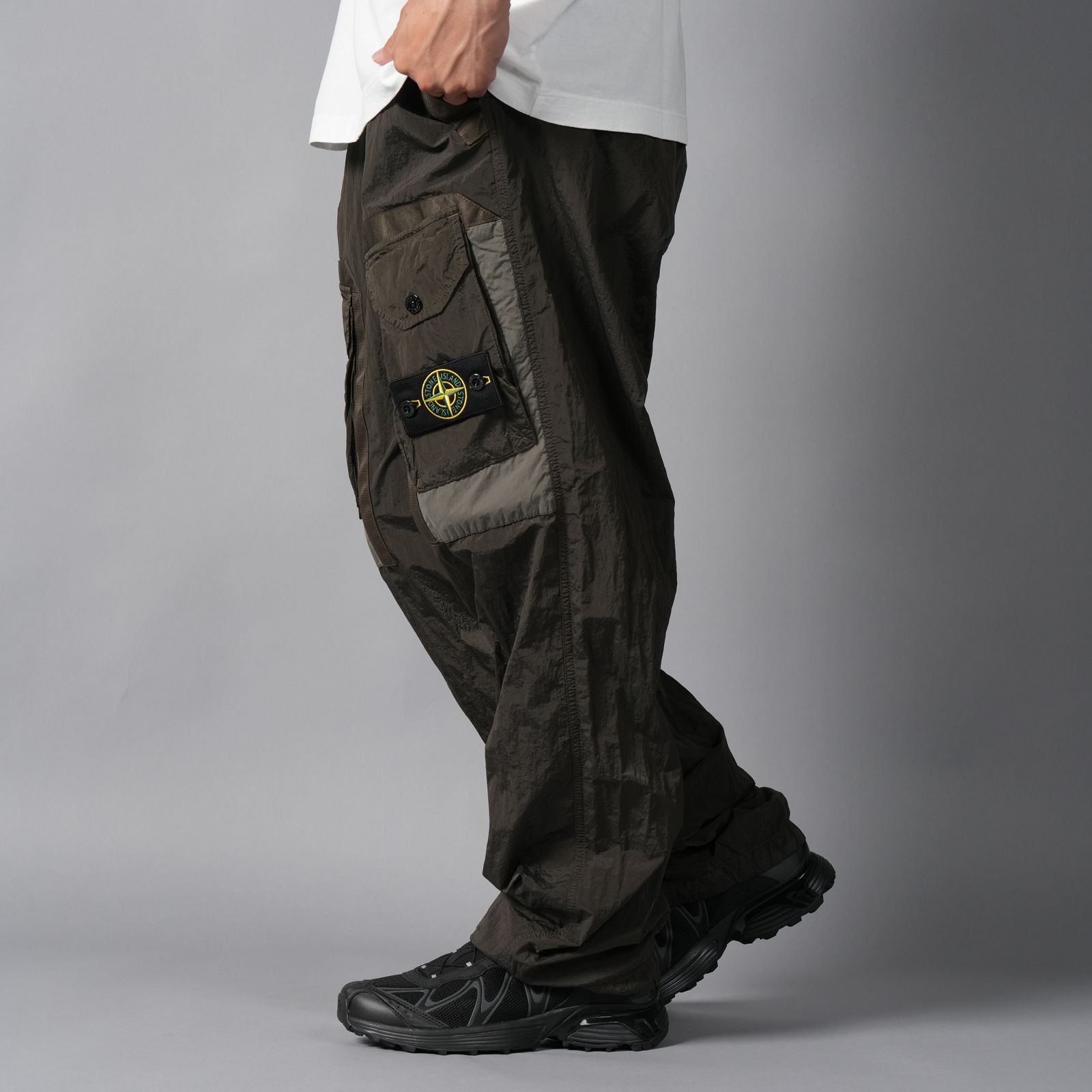 3100010 / CARGO PANTS 【NYLON METAL】【LOOSE FIT】 (コールグレー)