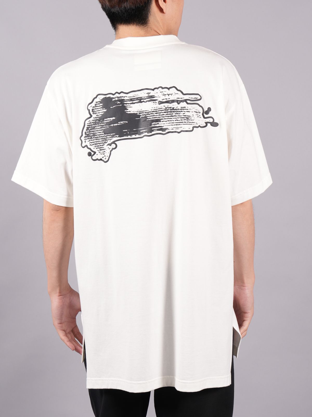 公式 Y-3 BRUSH GFX SS T ワイスリー Tシャツ Tシャツ/カットソー(半袖