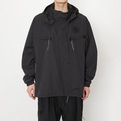 【GHOST】WOVEN 3L WATER-REPELLENT HOOD PONCHO NINJA BLOUSON / ニンジャ ブルゾン(ブラック)