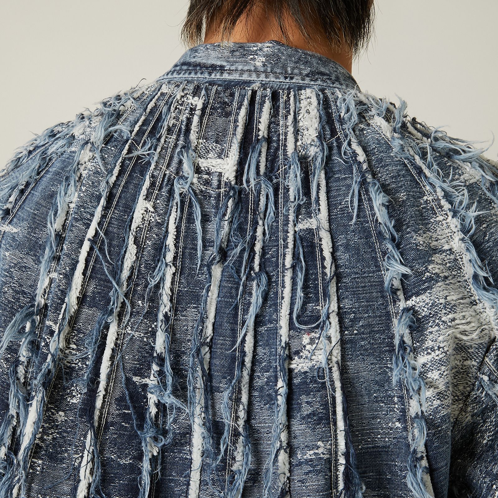 【ラスト1点】DENIM LONG COAT / デニムロングコート (インディゴケミカル)
