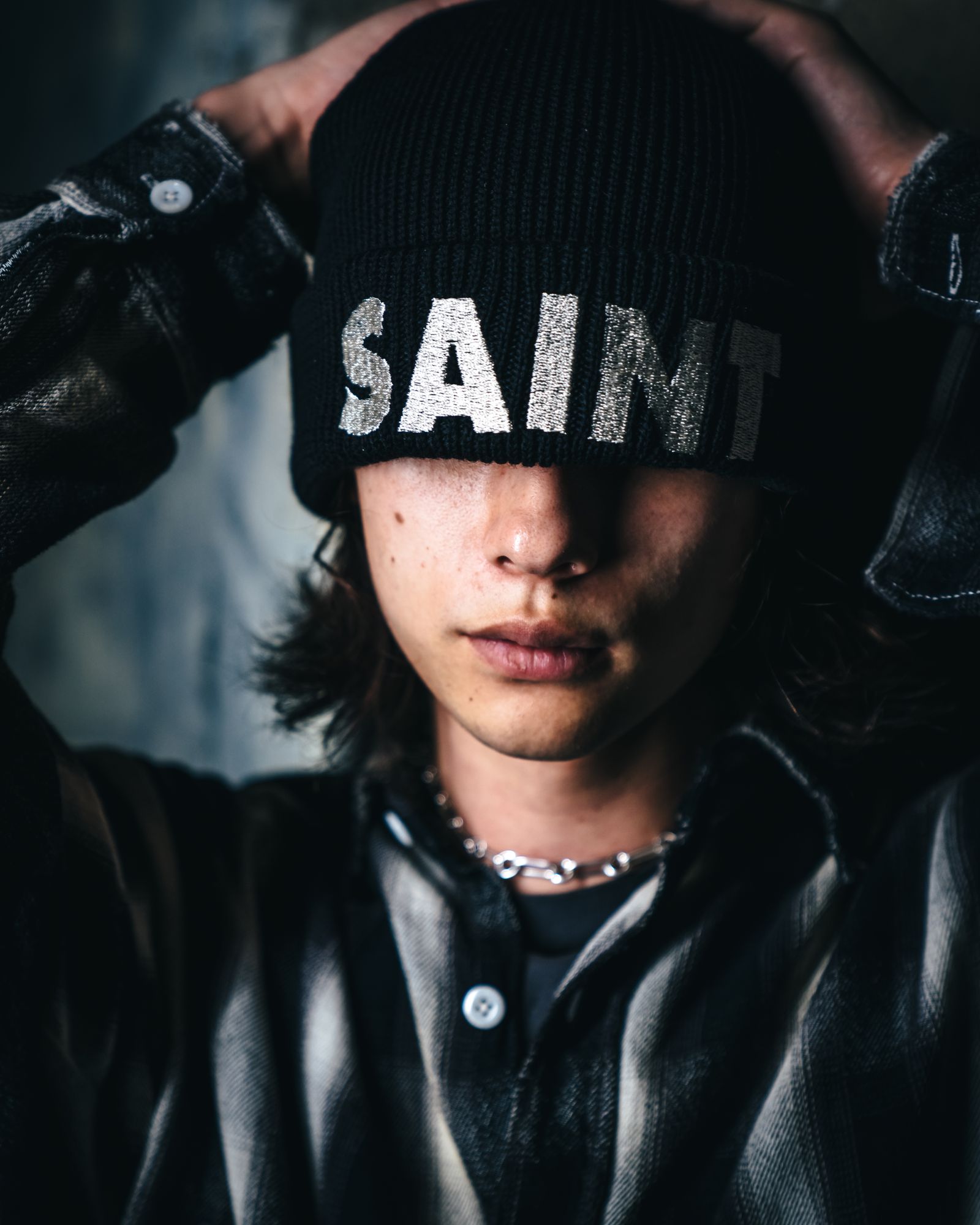 SM-A23-0000-050 / KNIT CAP / SAINT / ニットキャップ (ブラック ...