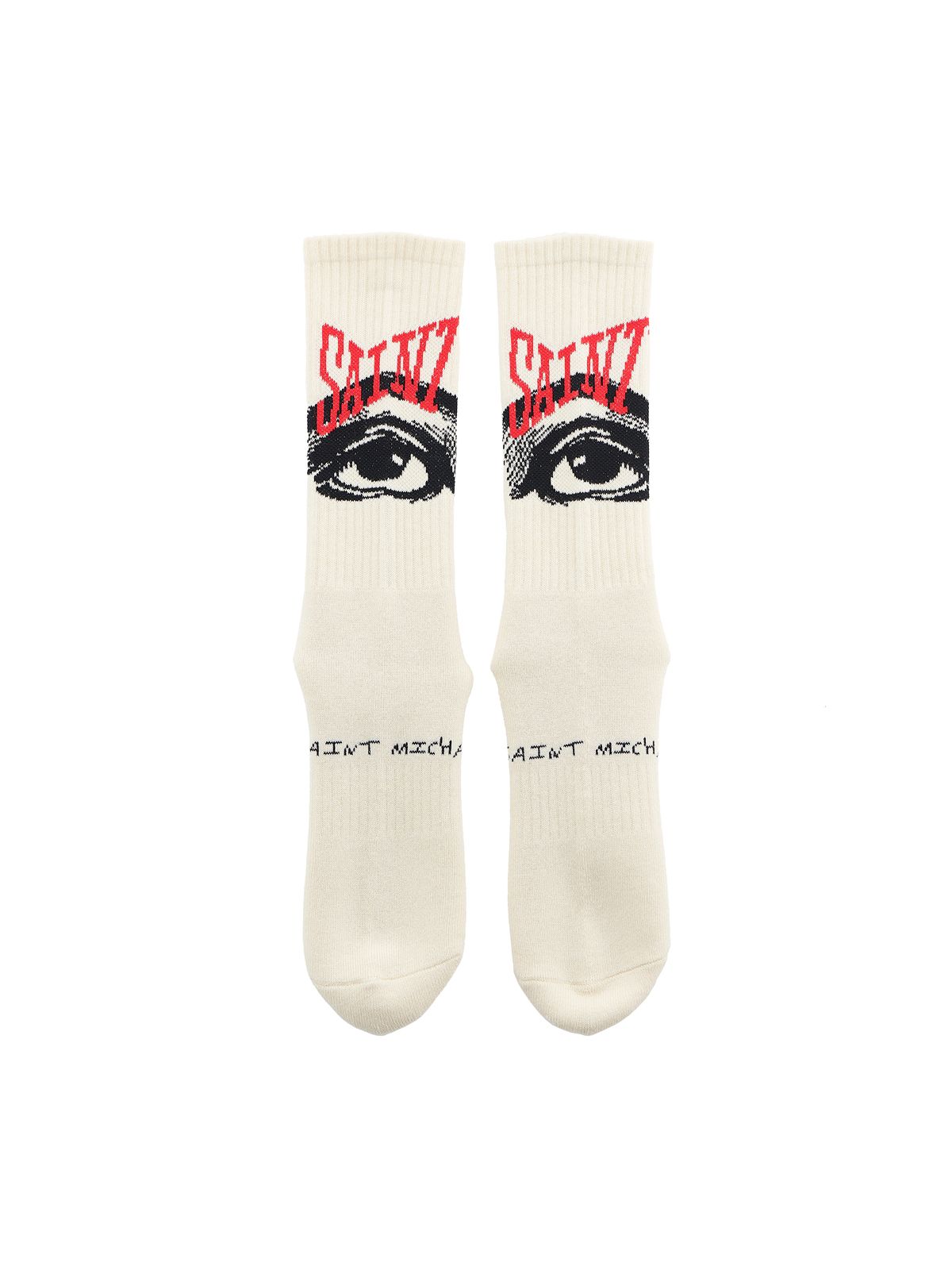 SM-A21-0000-102/SOCKS_EYES/ECRU / ソックス アイ  (エクリュ)