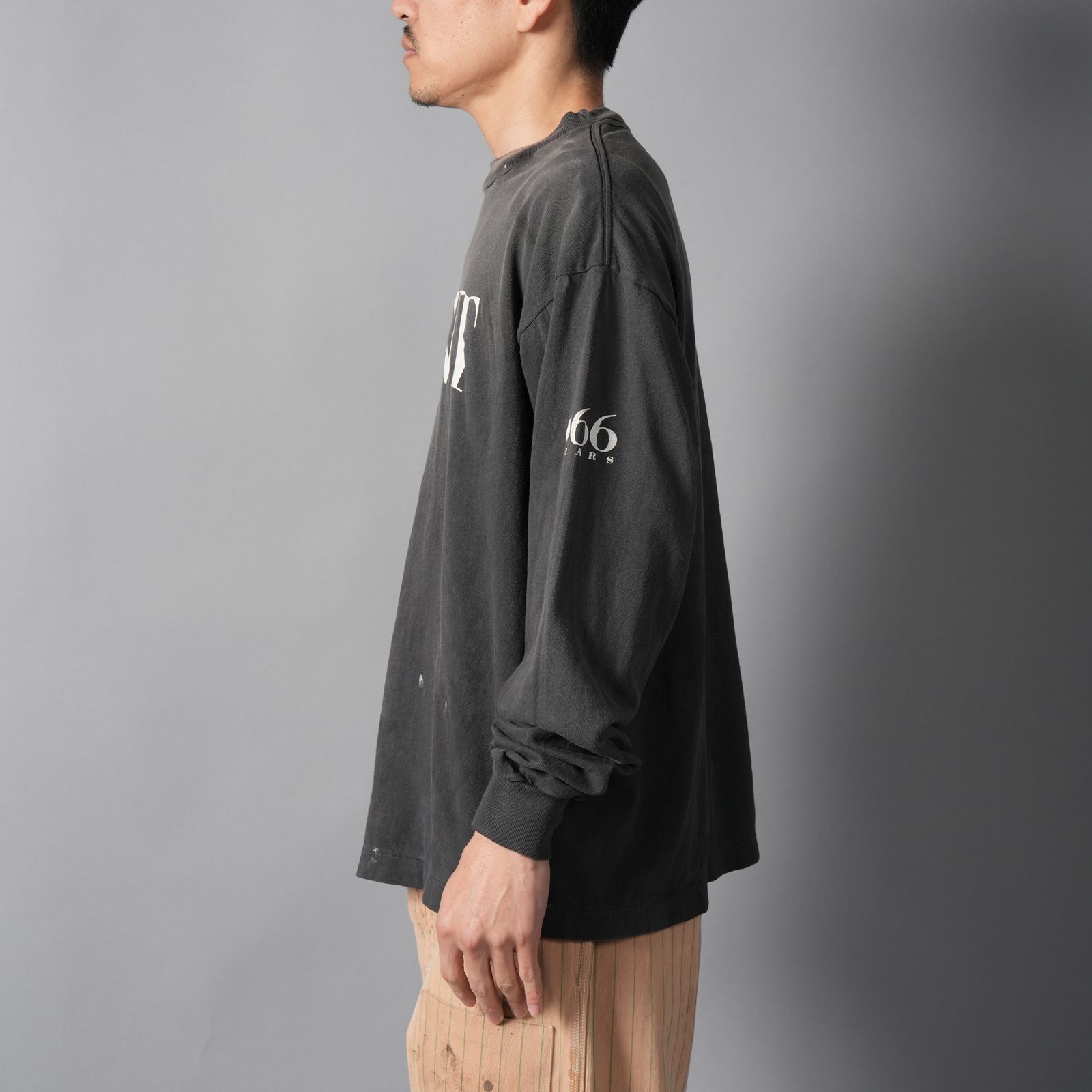 【ラスト1点】SM-MK8-0000-030 / LS T-SHIRT / SAINT 666 / BLACK / ロンT・カットソー (ブラック)