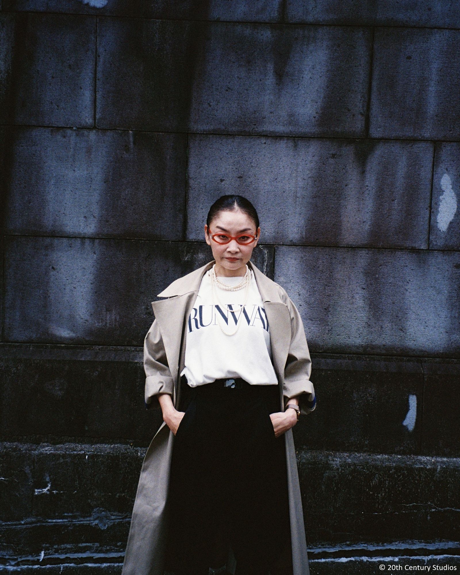 【ラスト1点】SM-MK1-0000-K01 / TDWP_SS TEE / RUNWAY / プラダを着た悪魔 / Tシャツ (ホワイト)