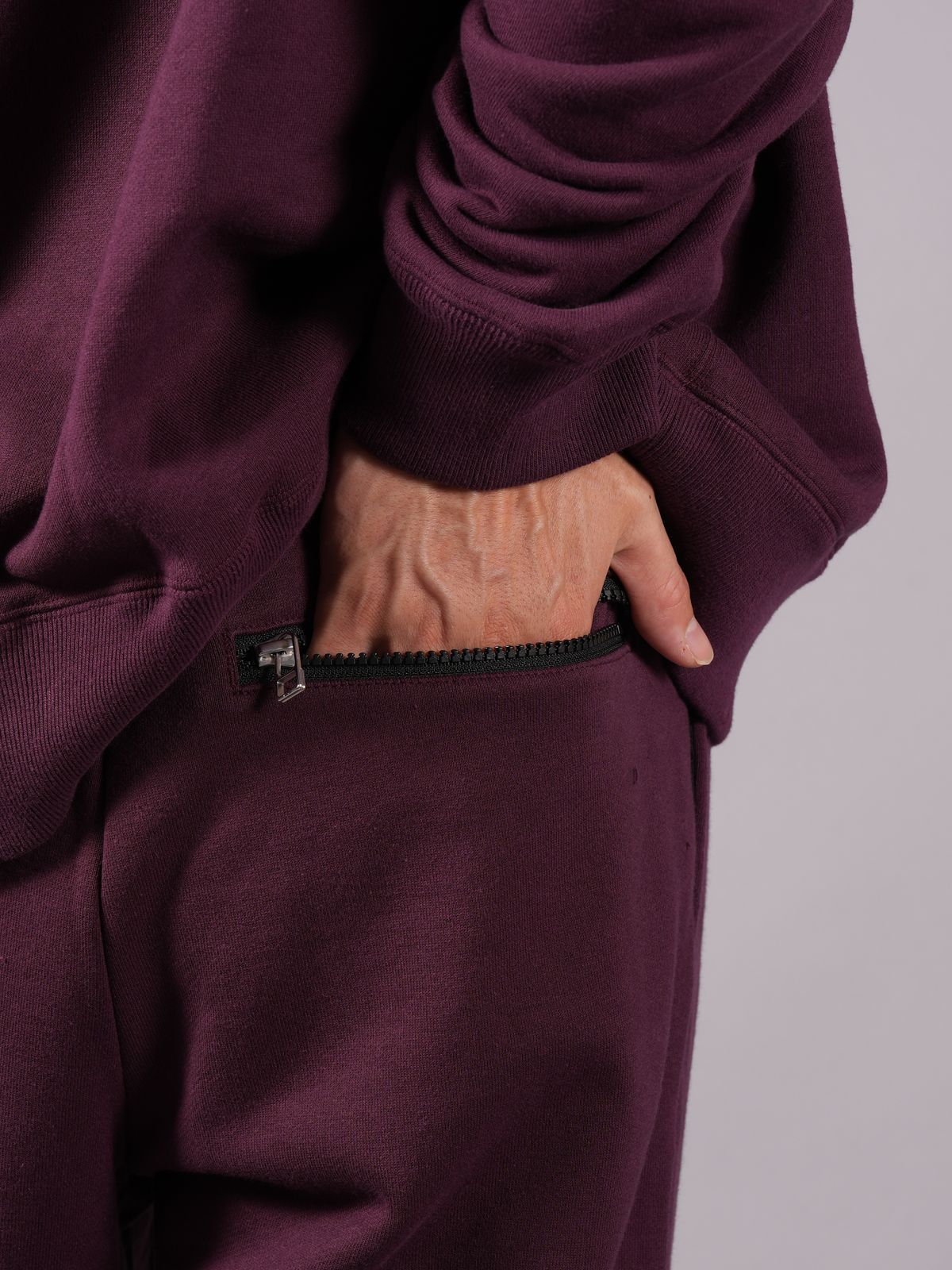 【ラスト1点】【定番アイテム】 BETA SWEAT PANTS / ベータ スウェットパンツ / パーカー (プラム)
