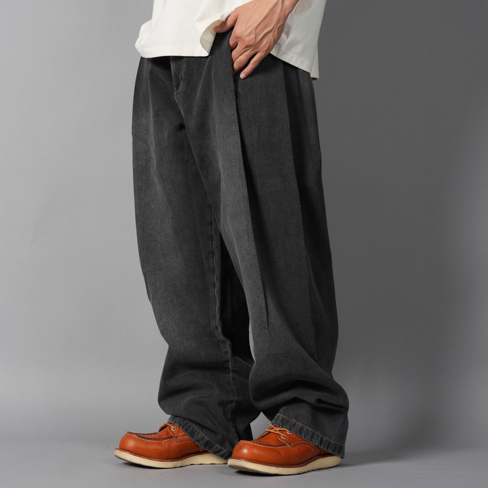 DENIM 440 BERMUDA JEANS / デニムパンツ (ストーン)