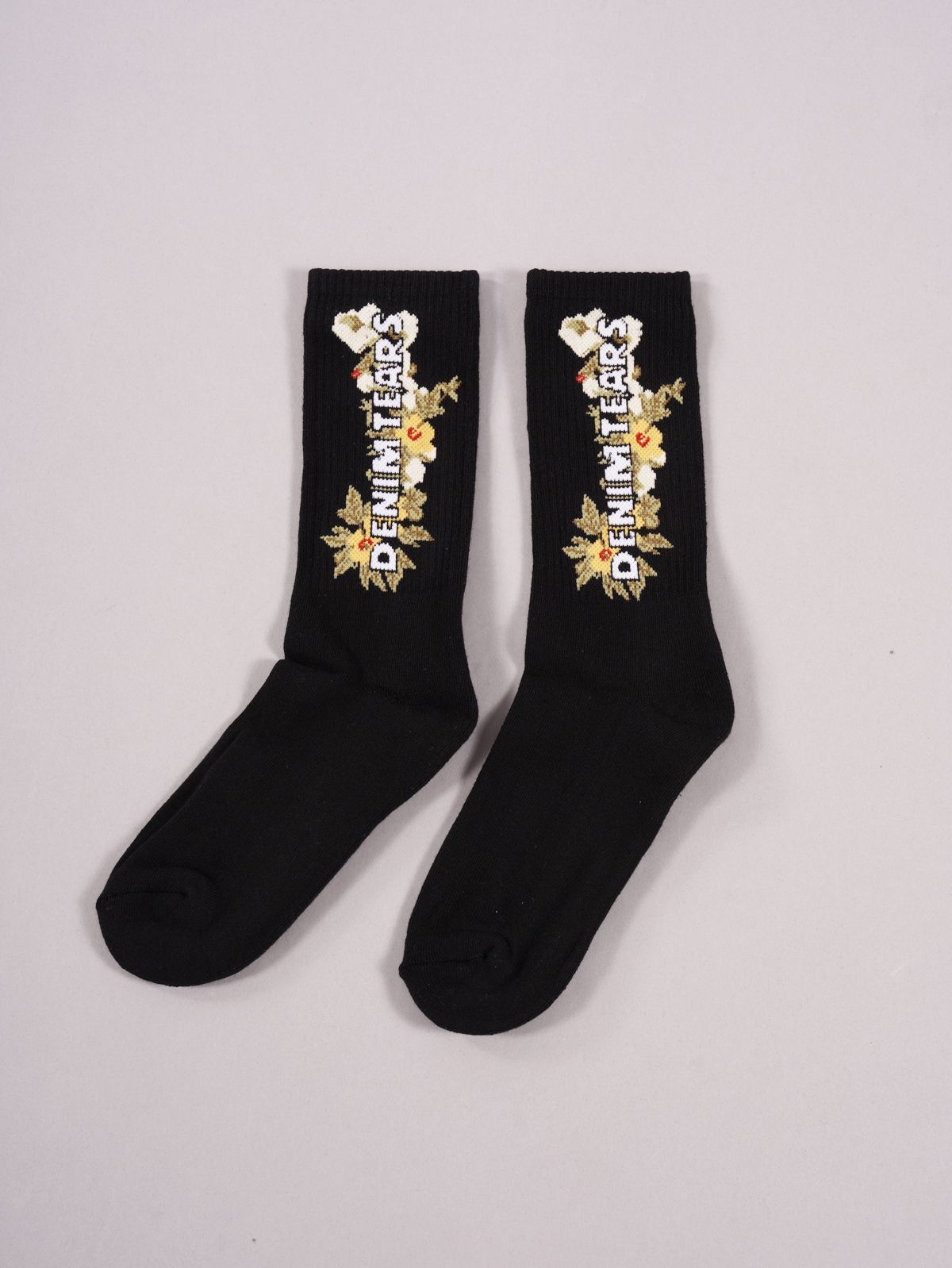 Floral Logo SOCKS / フローラルロゴ ソックス (ブラック)