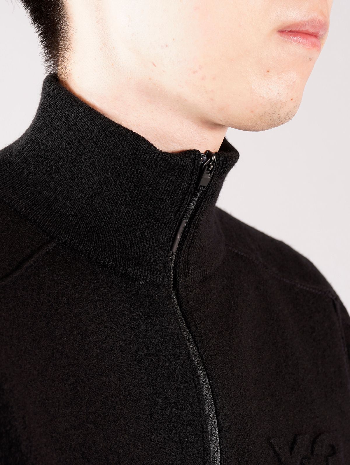 Y-3 - M CLASSIC MERINO BLEND HALF-ZIP ROLL NECK/ メンズ クラシック