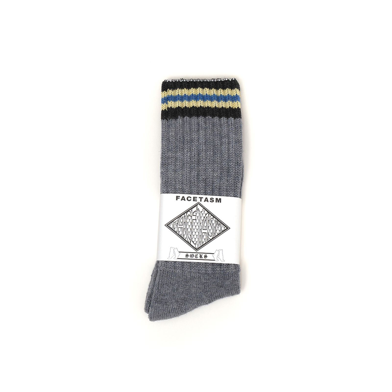 RIB SOCKS / リブソックス  (グレー)