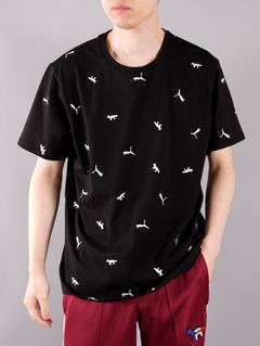 ラスト1点 / PUMA X MAISON KITSUNE AOP TEE / プーマ / メゾン キツネ Tシャツ (プーマブラック)