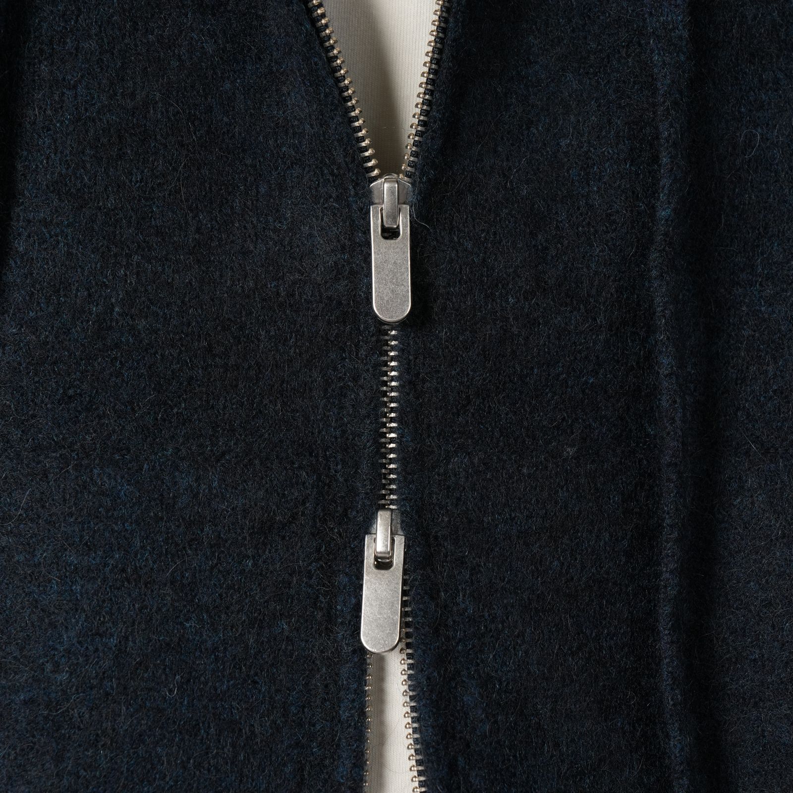 ALPACA KNIT V2 JACKET  / アルパカ ニットジャケット (アルパカインディゴ)